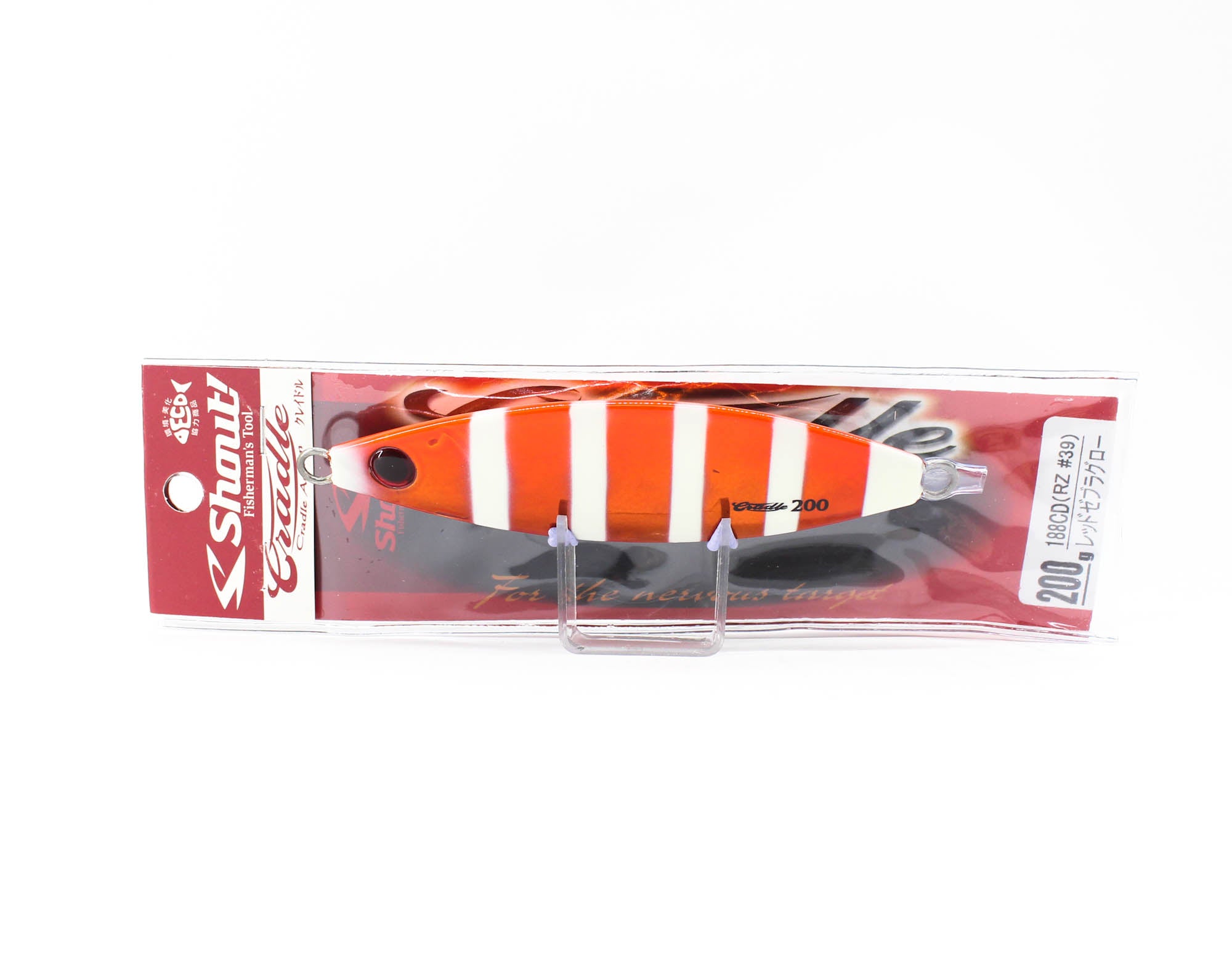 Shout 188-CD Metal Jig Cradle Slow Fall 200 grams RZ (5471)
