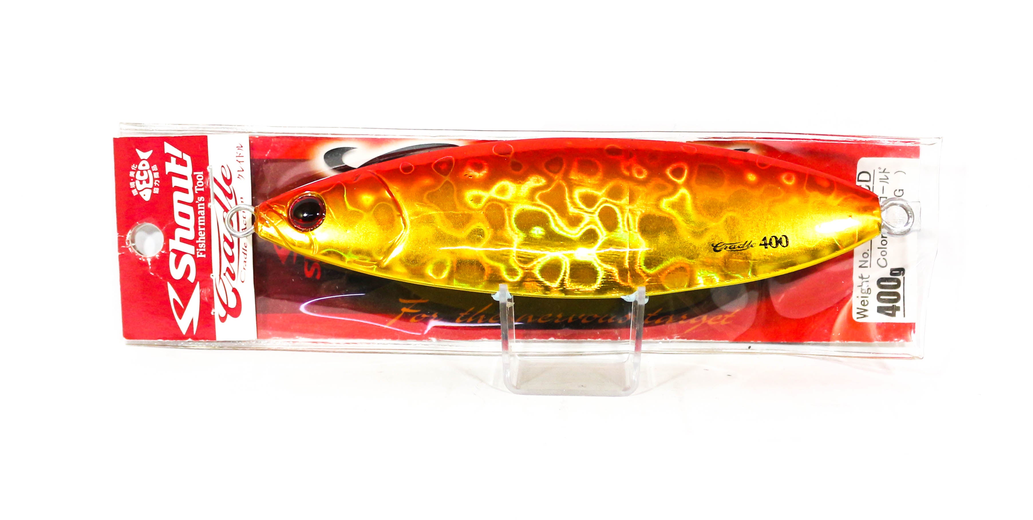 Shout 190-CD Metal Jig Cradle Slow Fall 400 grams RG (5631)
