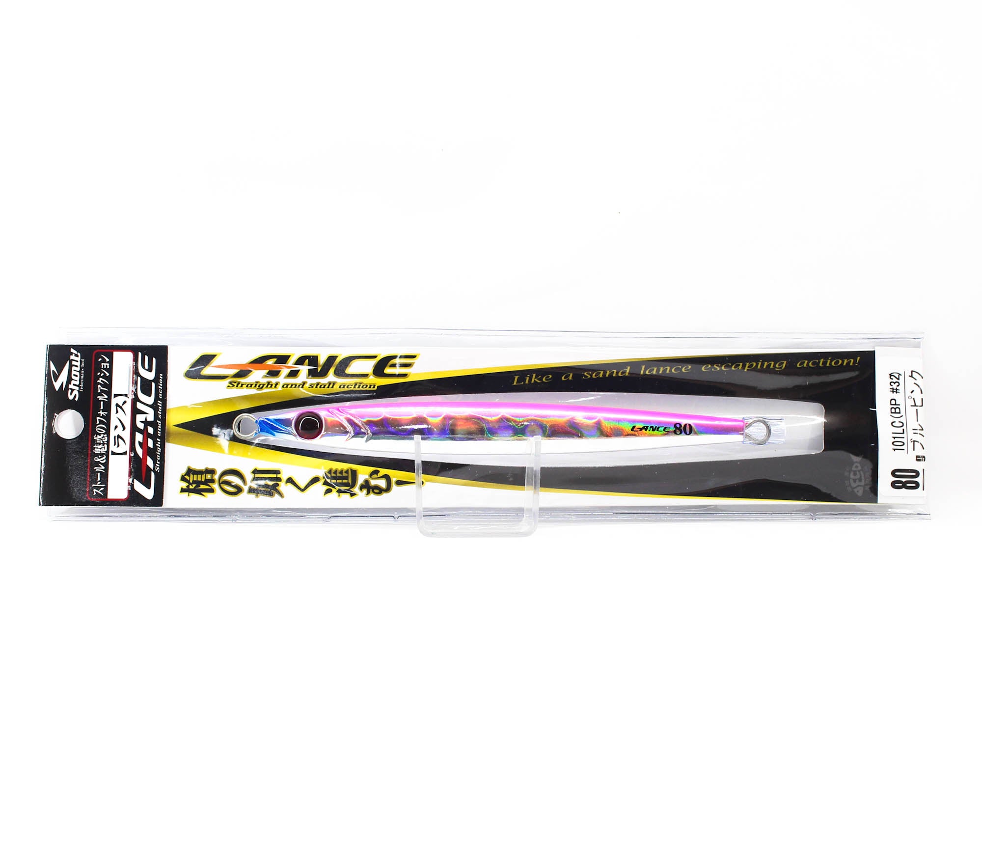 Shout 101-LC Metal Jig Lance Slow Fall Long 80 grams P (7710)