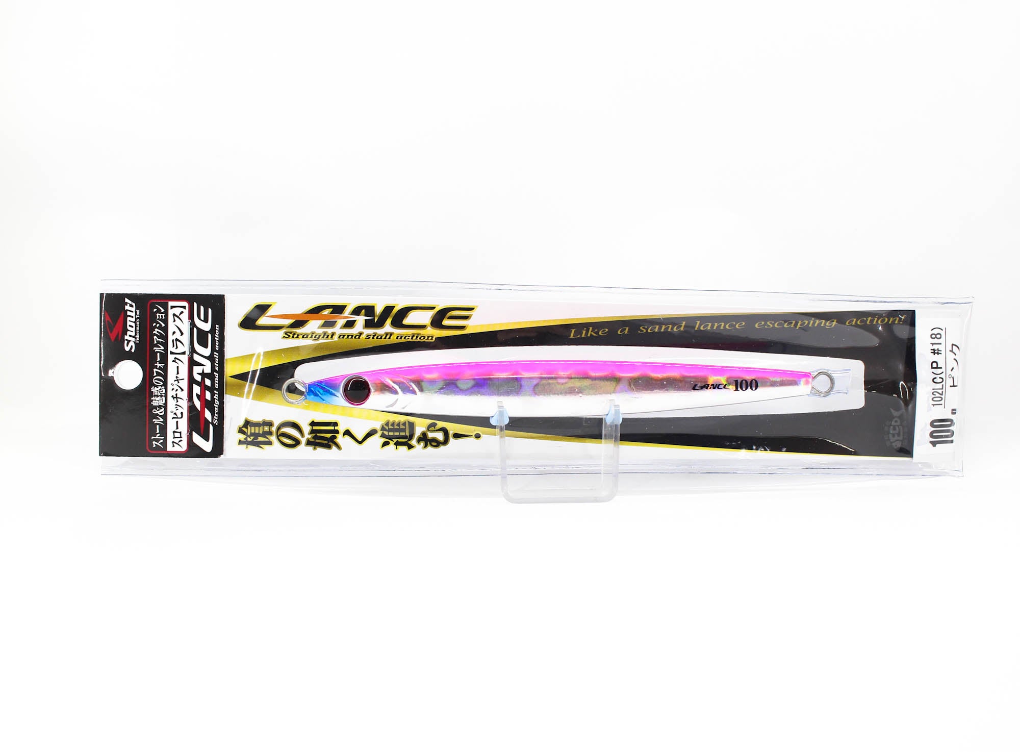 Shout 102-LC Metal Jig Lance Slow Fall Long 100 grams P (7833)