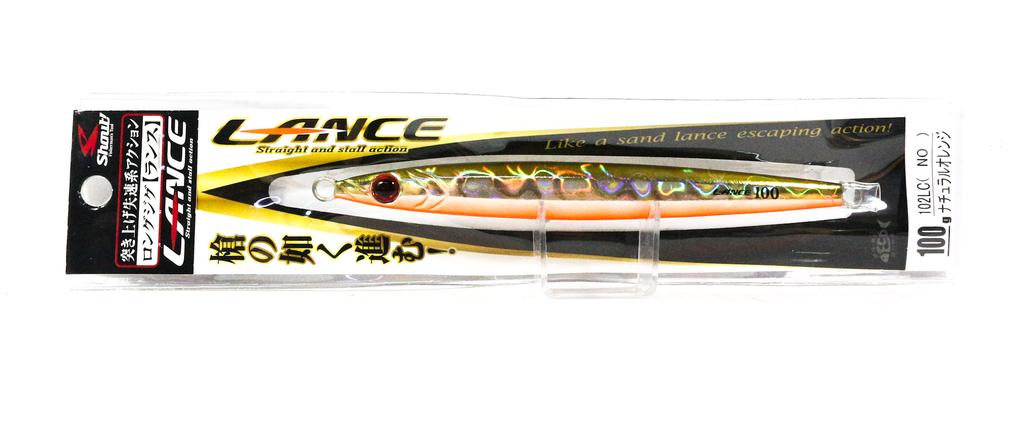 Shout 102-LC Metal Jig Lance Slow Fall Long 100 grams NO (7871)