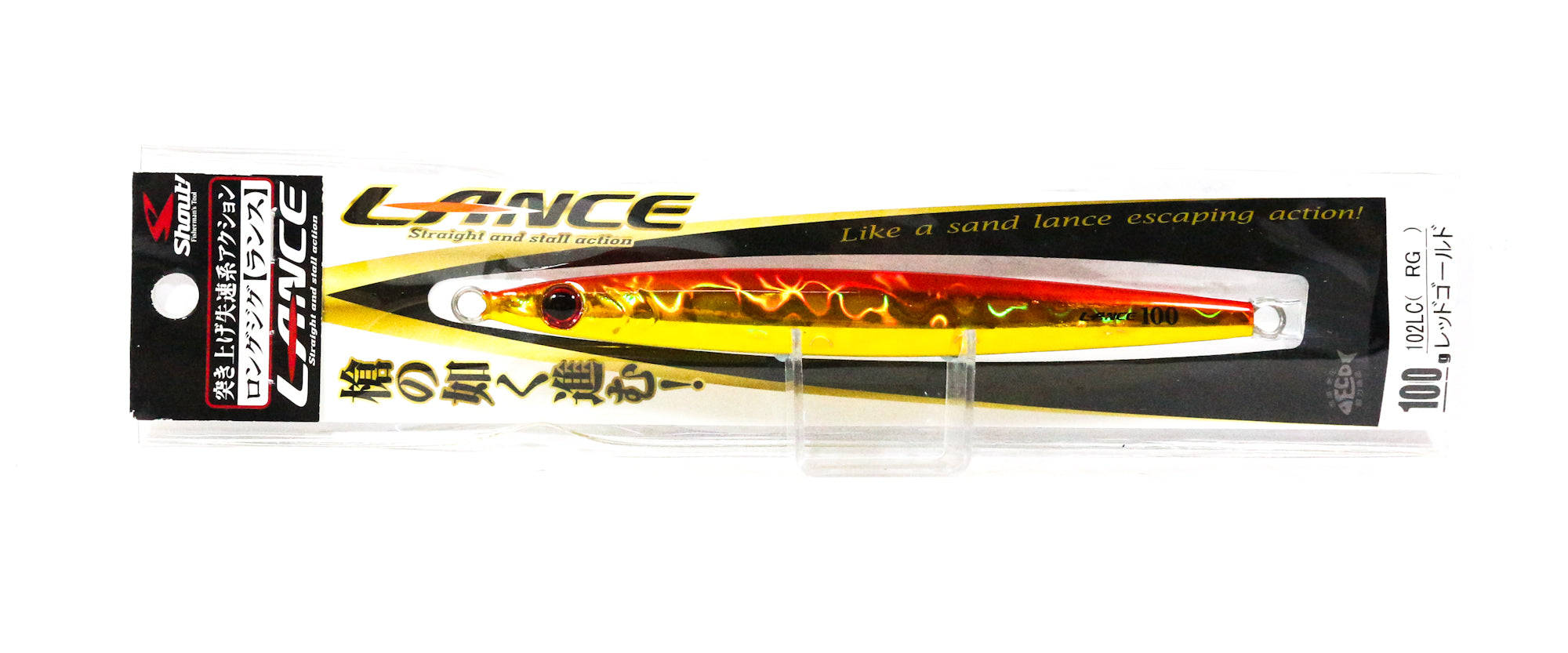 Shout 102-LC Metal Jig Lance Slow Fall Long 100 grams RG (7895)