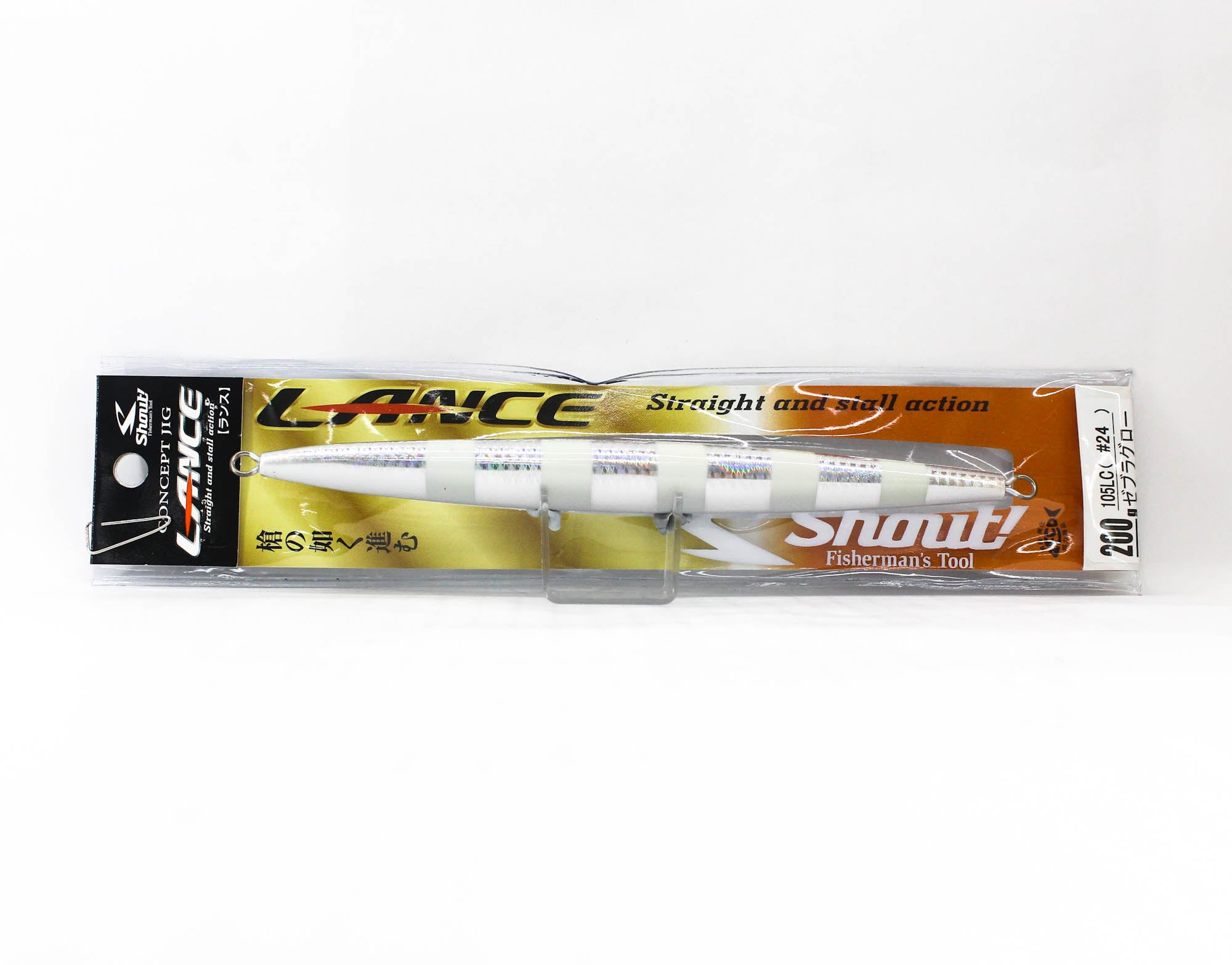 Shout 105-LC Metal Jig Lance Slow Fall Long 200 grams 24 (8298)