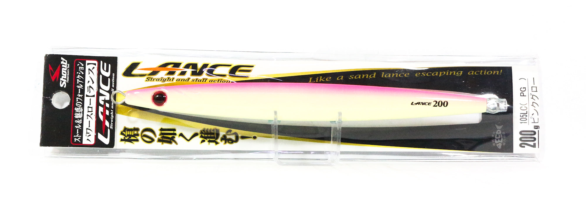 Shout 105-LC Metal Jig Lance Slow Fall Long 200 grams PG (8328)