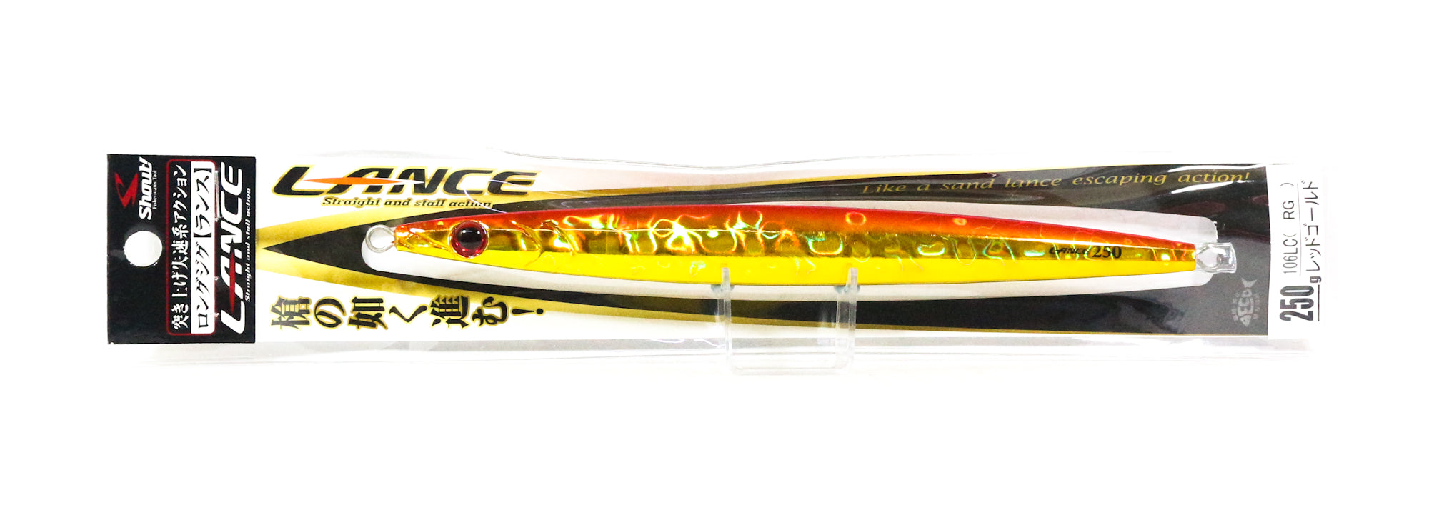 Shout 106-LC Metal Jig Lance Slow Fall Long 250 grams RG (8427)