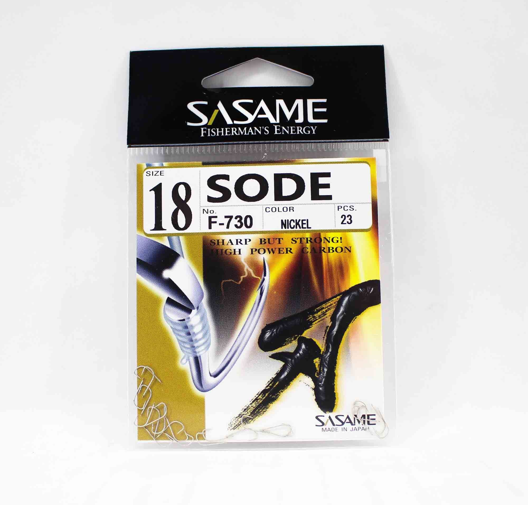 Sasame F-730 Sode Micro Hook Size 18 (1553)