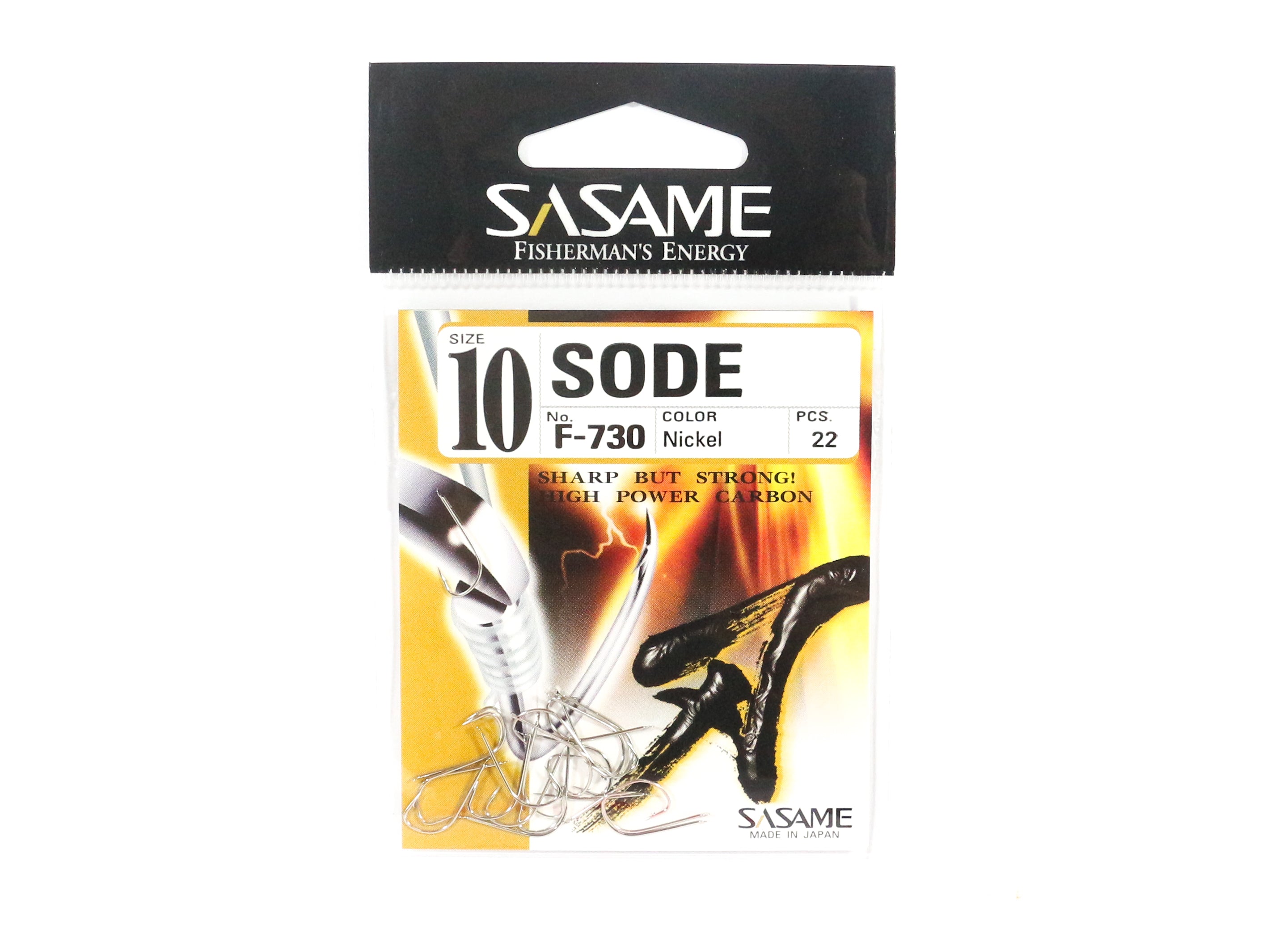 Sasame F-730 Sode Micro Hook Size 10 (1621)