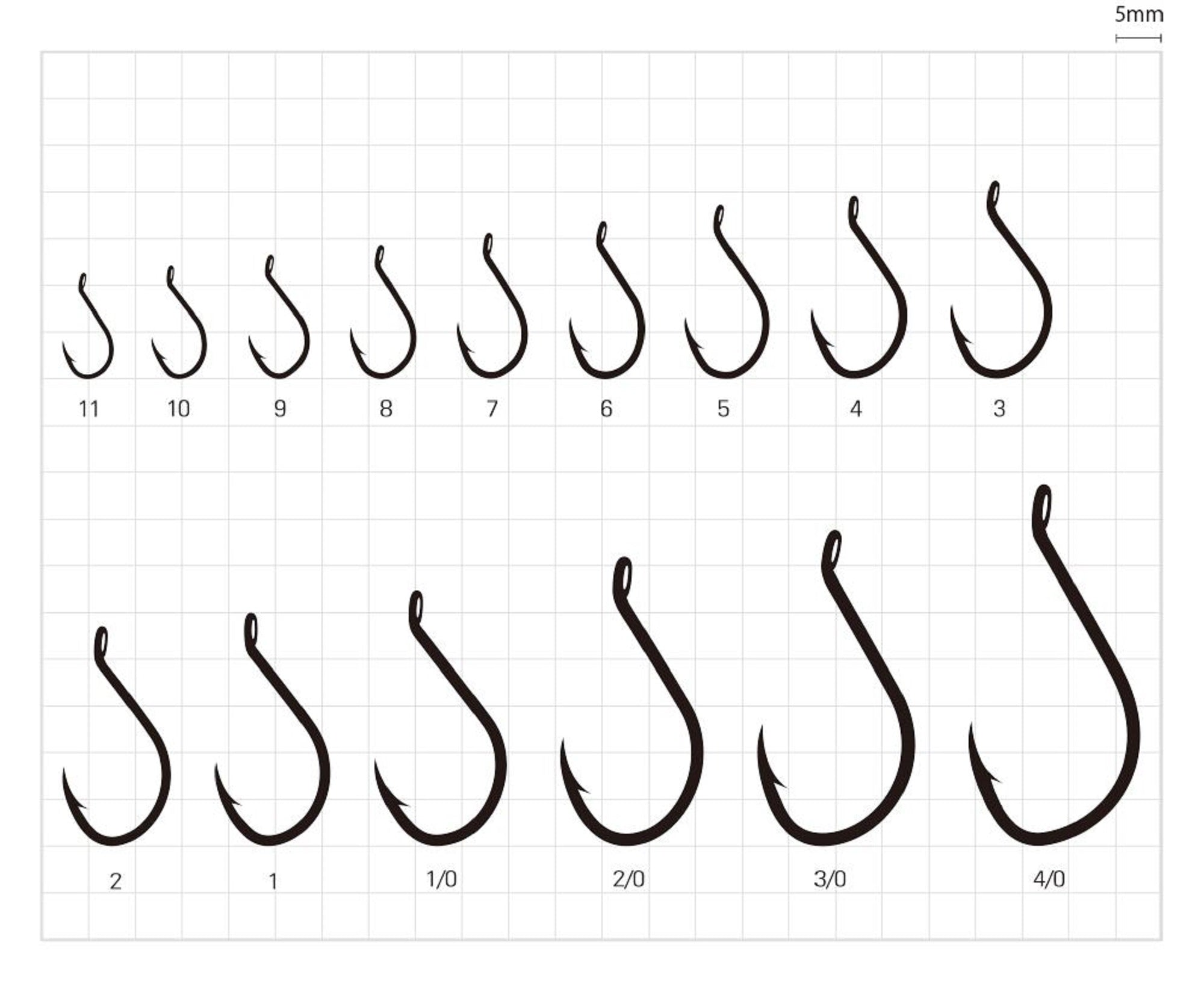 Sasame F-779 Beak Suicide Offset Hook Size 8 (3649)