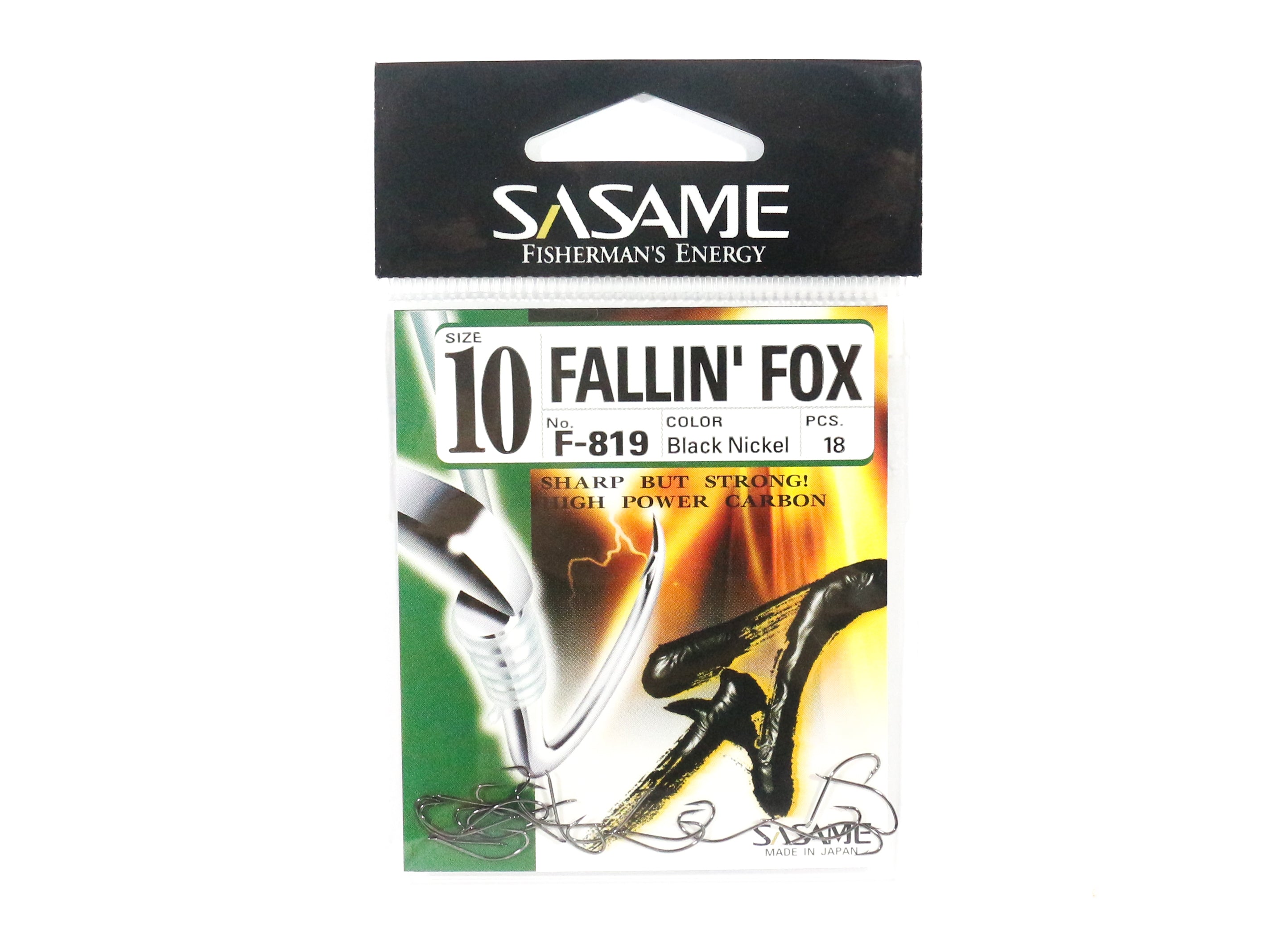 Sasame F-819 Falling Fox Bait Hook Size 10 (5841)