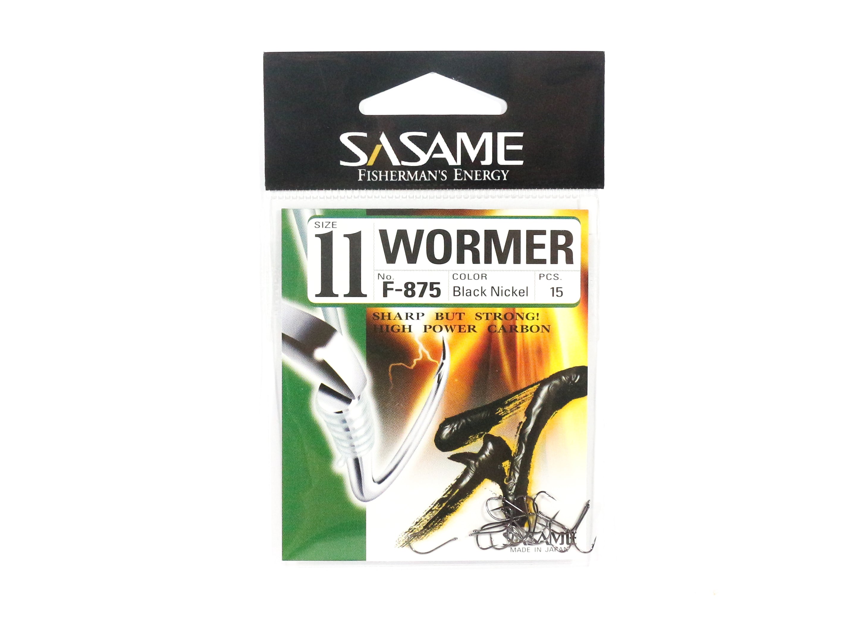 Sasame F-875 Wormer Bait Hook Size 11 (6695)