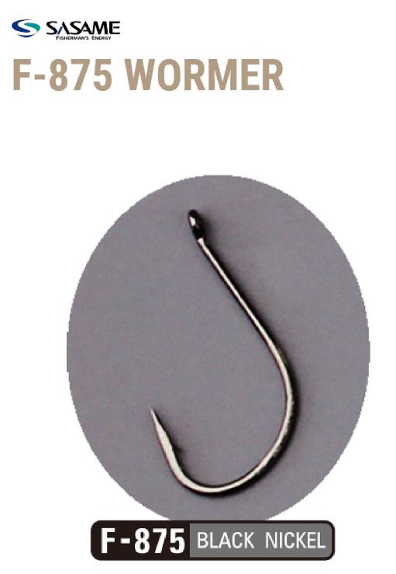 Sasame F-875 Wormer Bait Hook Size 8 (6725)