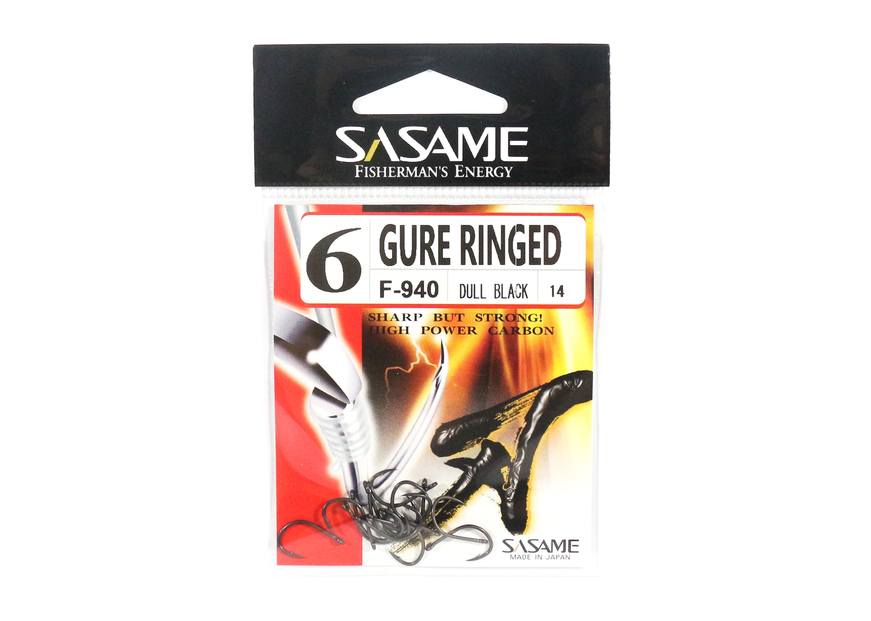 Sasame F-940 Gure Ringed Bait Hook Size 6 (0333)