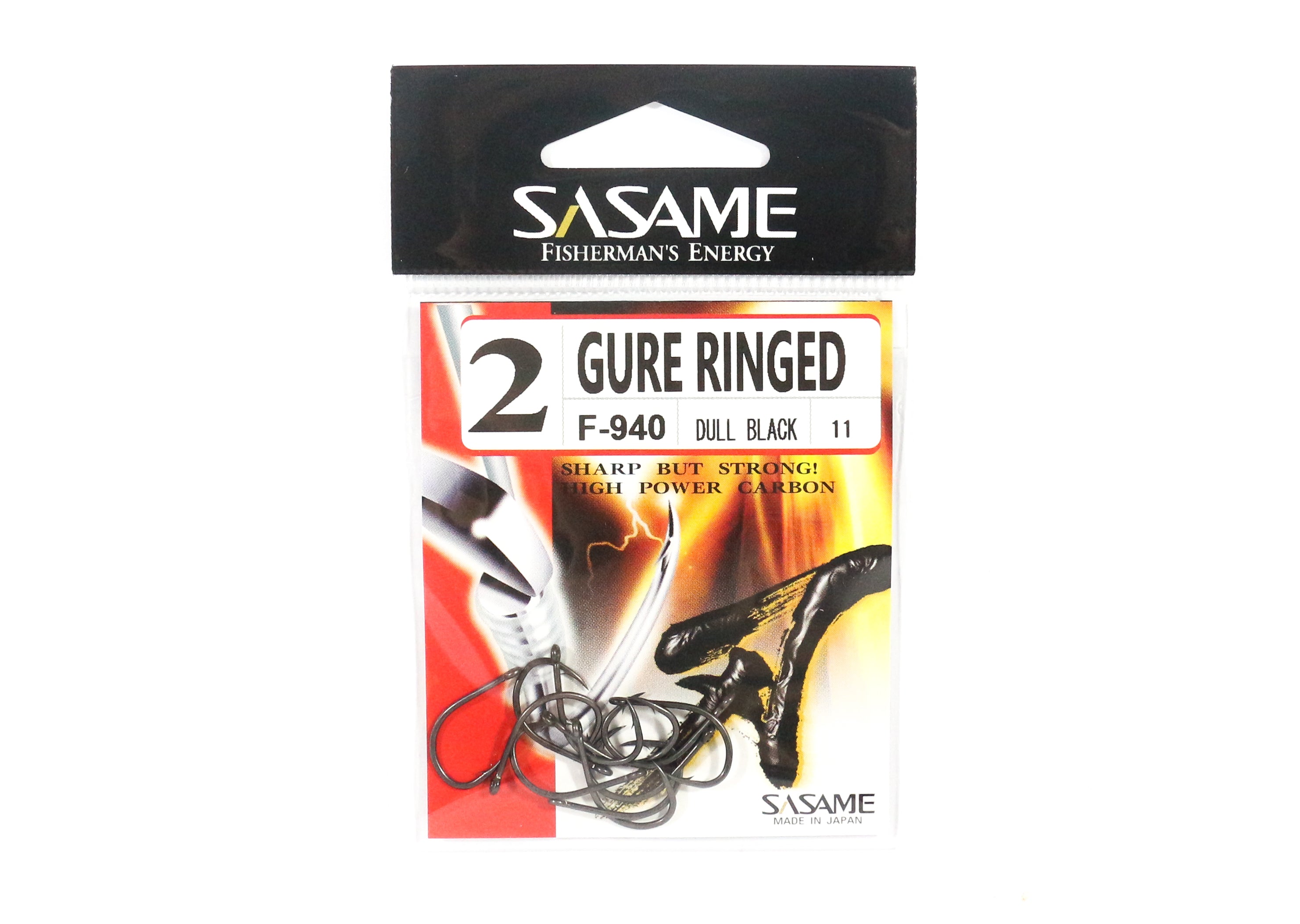 Sasame F-940 Gure Ringed Bait Hook Size 2 (0371)