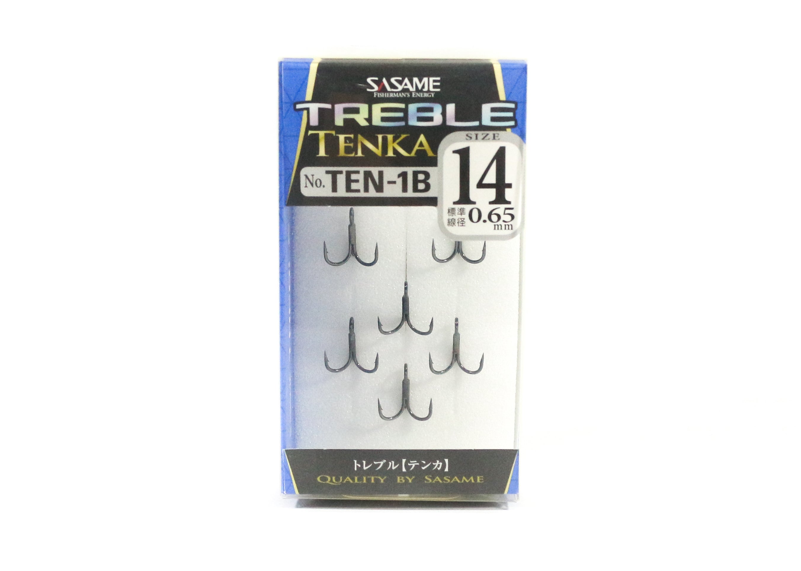 Sasame TEN-1B Tenka Treble Hook Size 14 (6649)