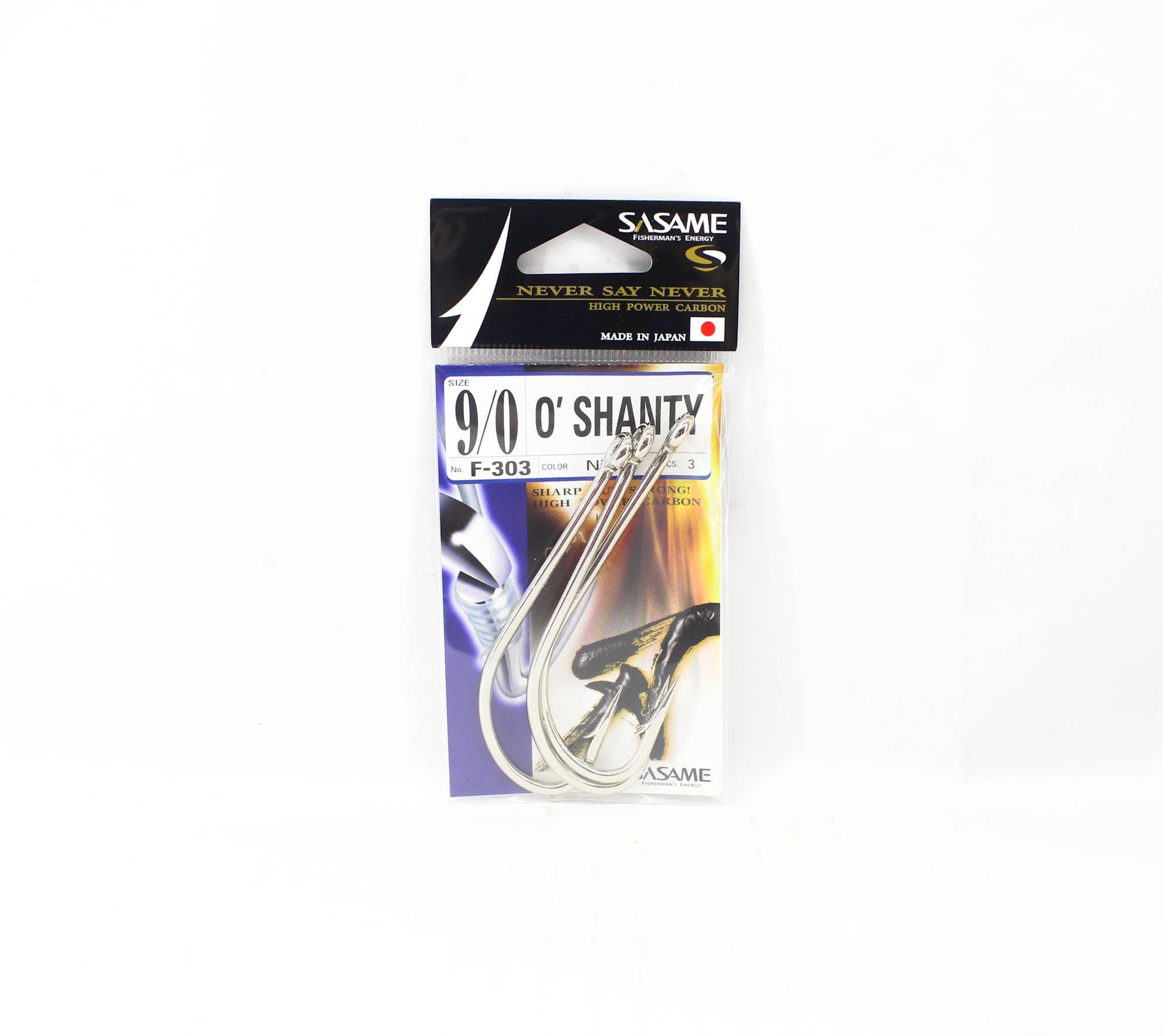 Sasame F-303 O' Shanty Straight Shank Hook 9/0 (4491)