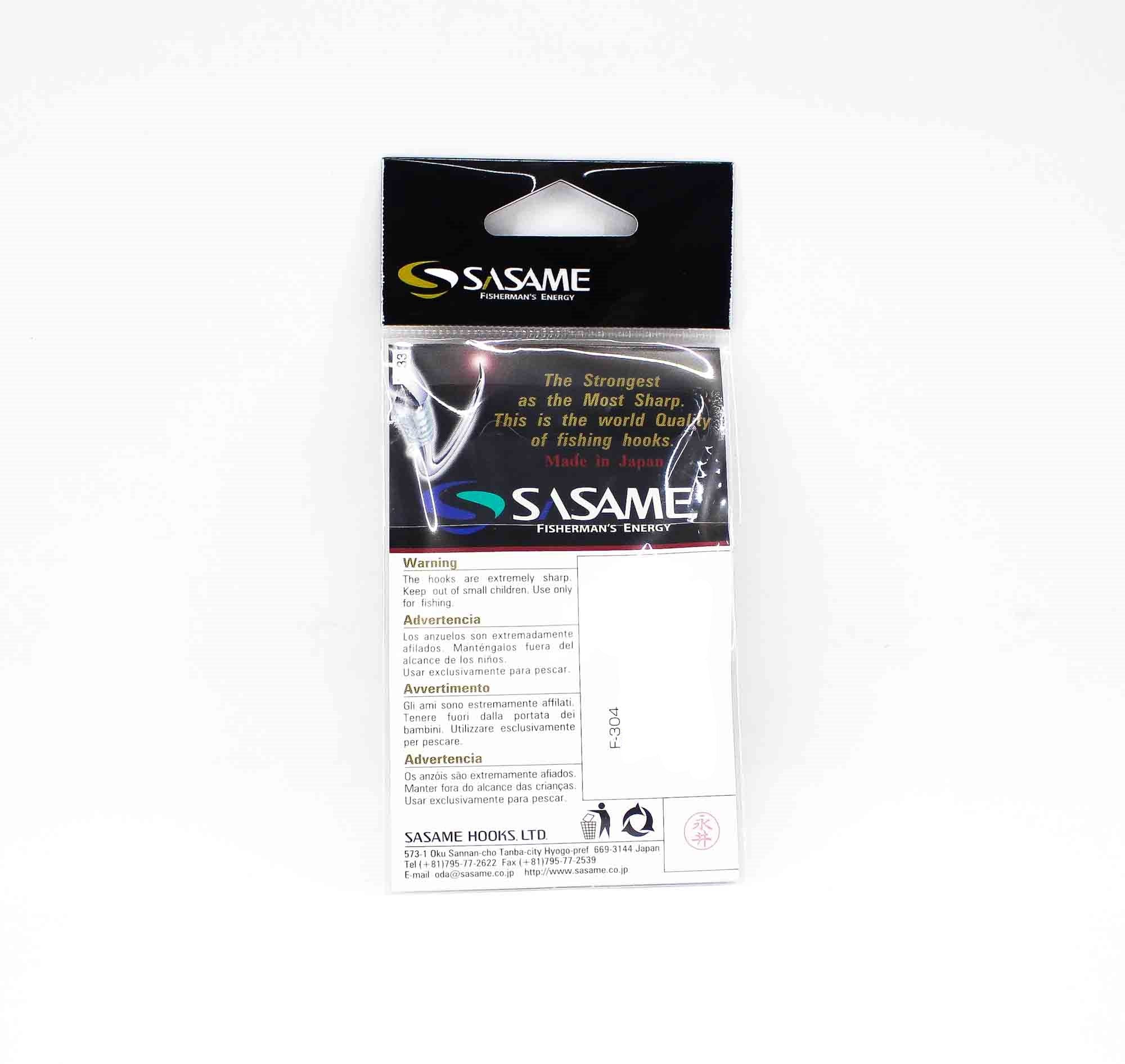 Sasame F-304 Octopus Beak Hook Black Size 7/0 (4644)