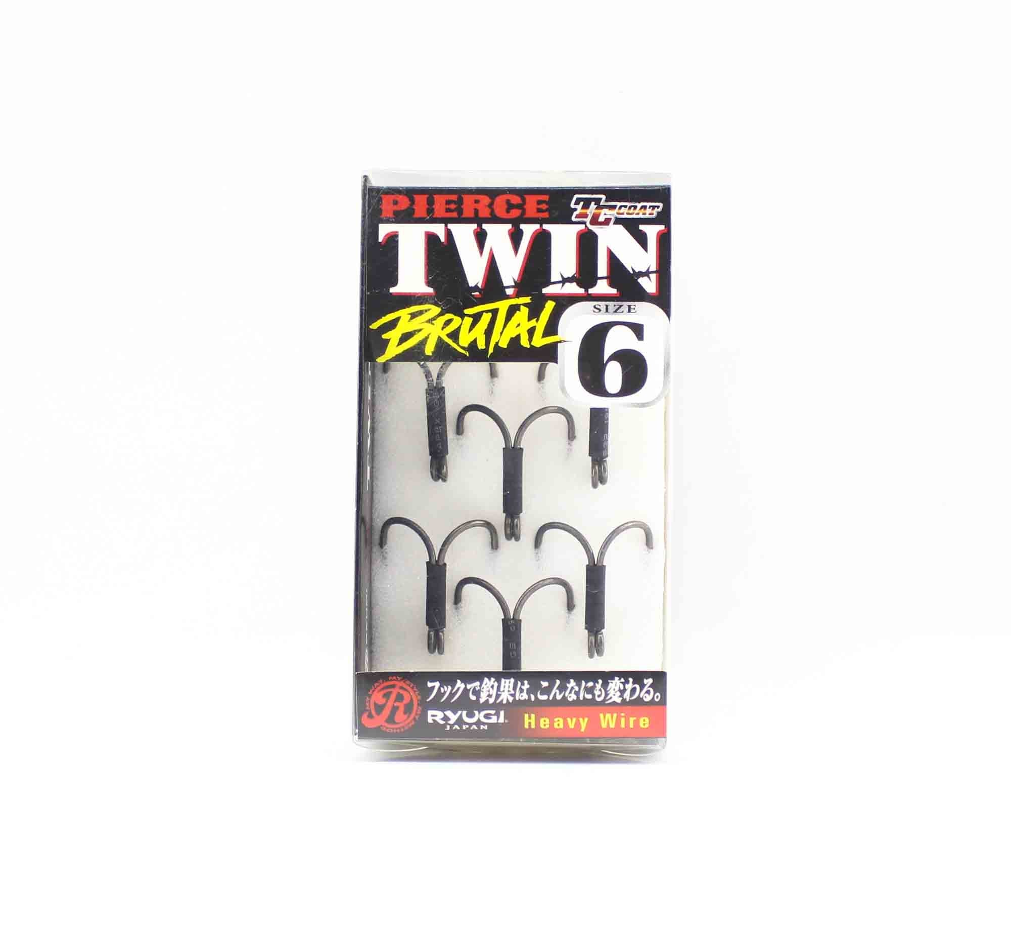 Ryugi HPT120 Pierce Twin Brutal Heavy Double Hooks Size 6 (7255)