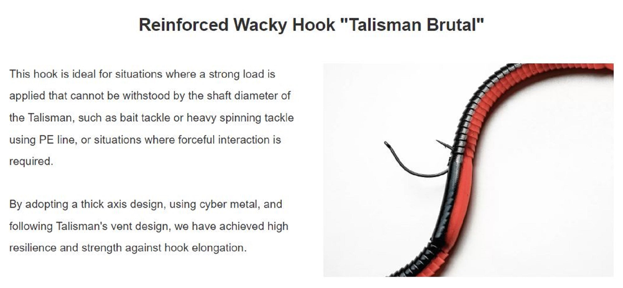 Ryugi R0004 Talisman Brutal Hook Size 1/0 (9556)