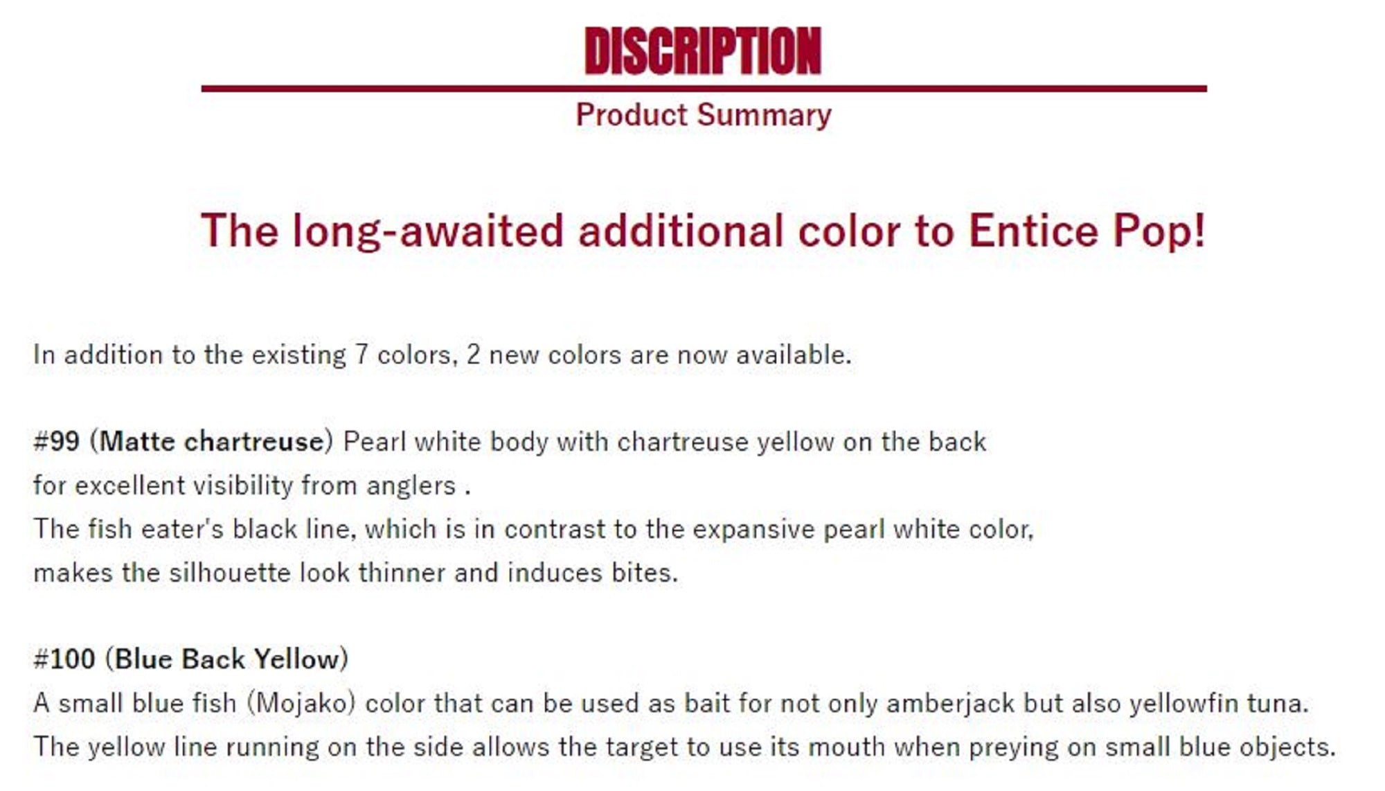 Shout 612-EP Entice Pop Floating Popper Lure 230 mm 85 grams #99 (3130)