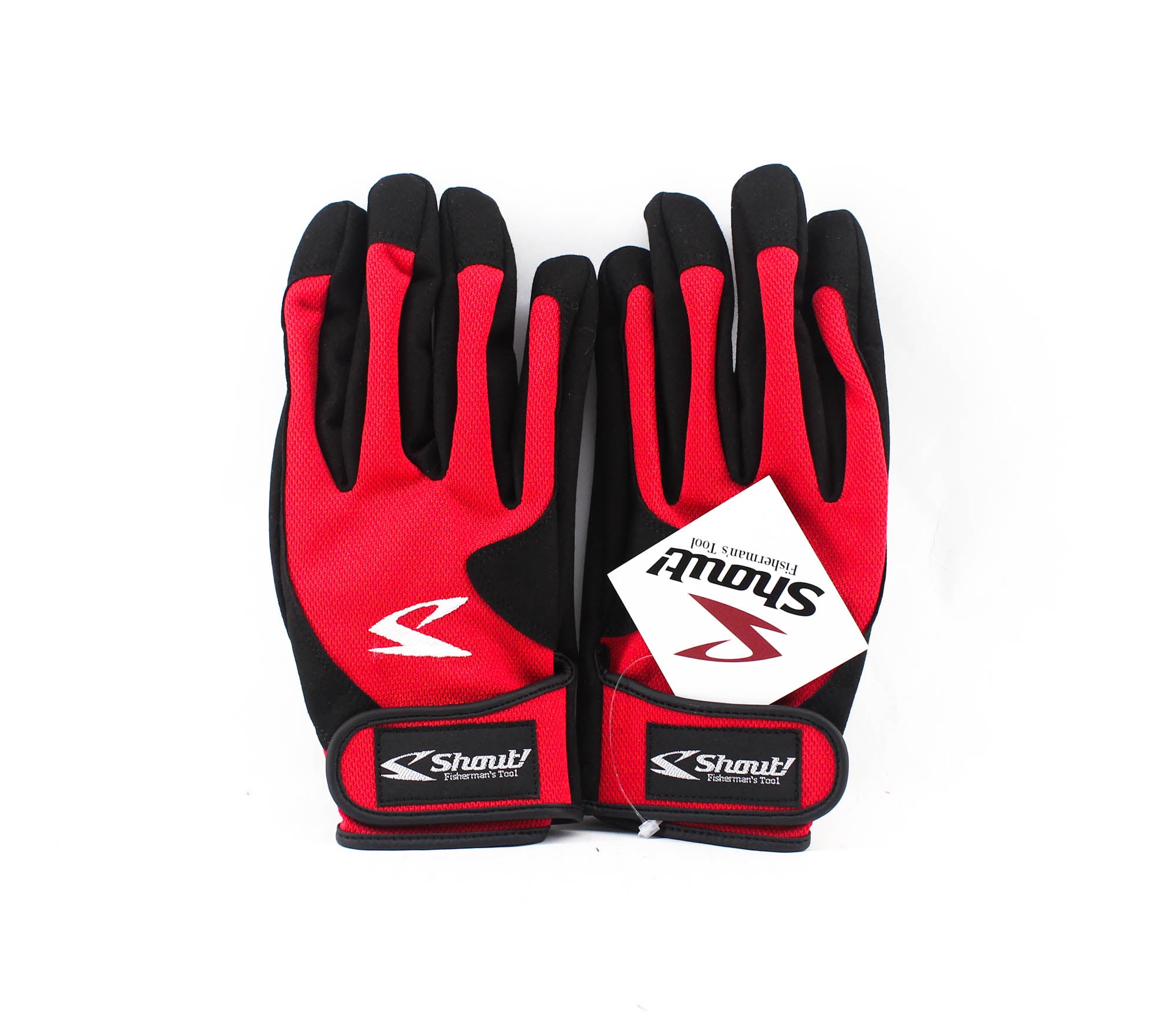Shout 727-SG Short Mesh Glove Red Size S (0684)