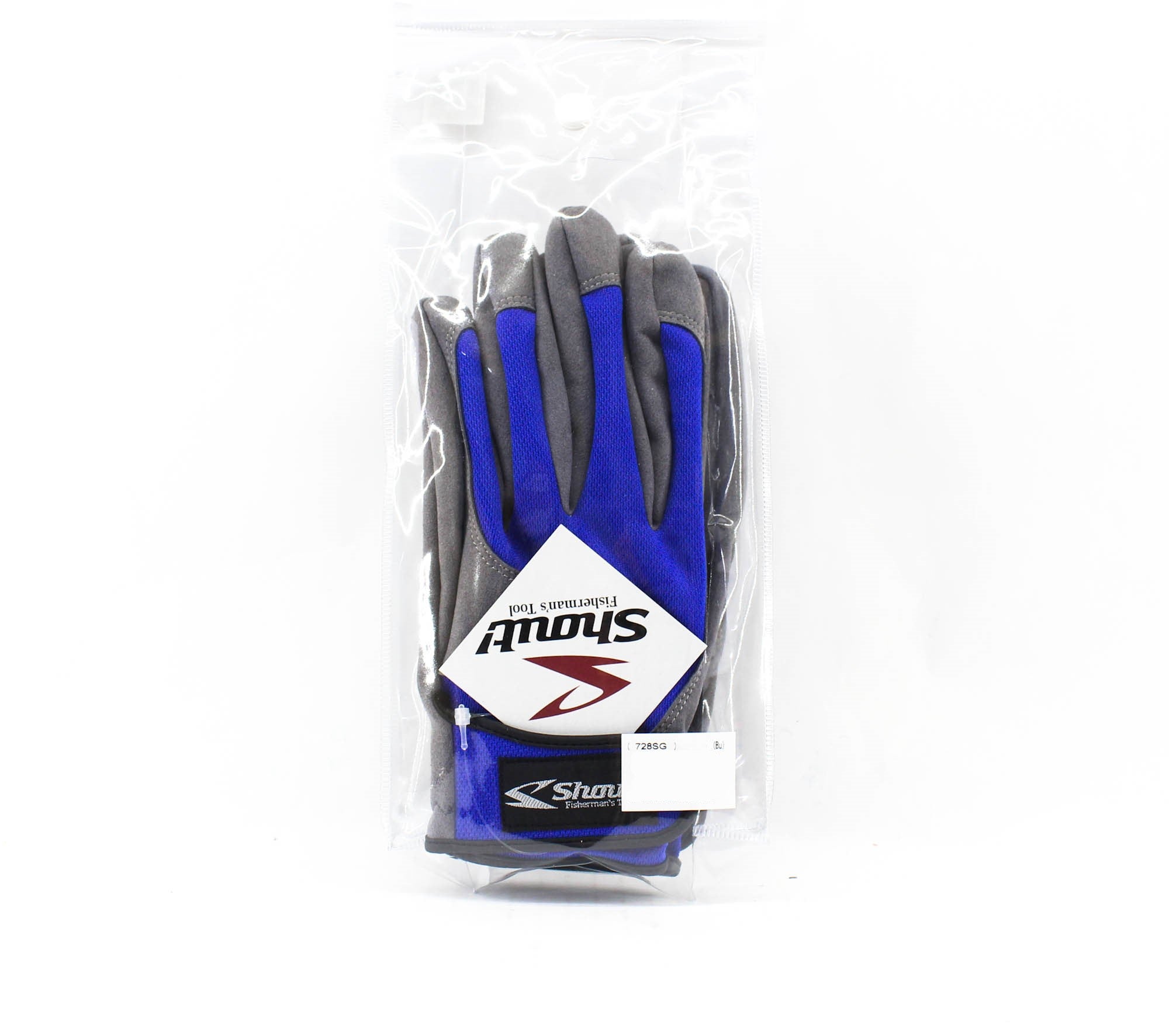 Shout 728-SG Short Mesh Glove Blue Size M (0745)