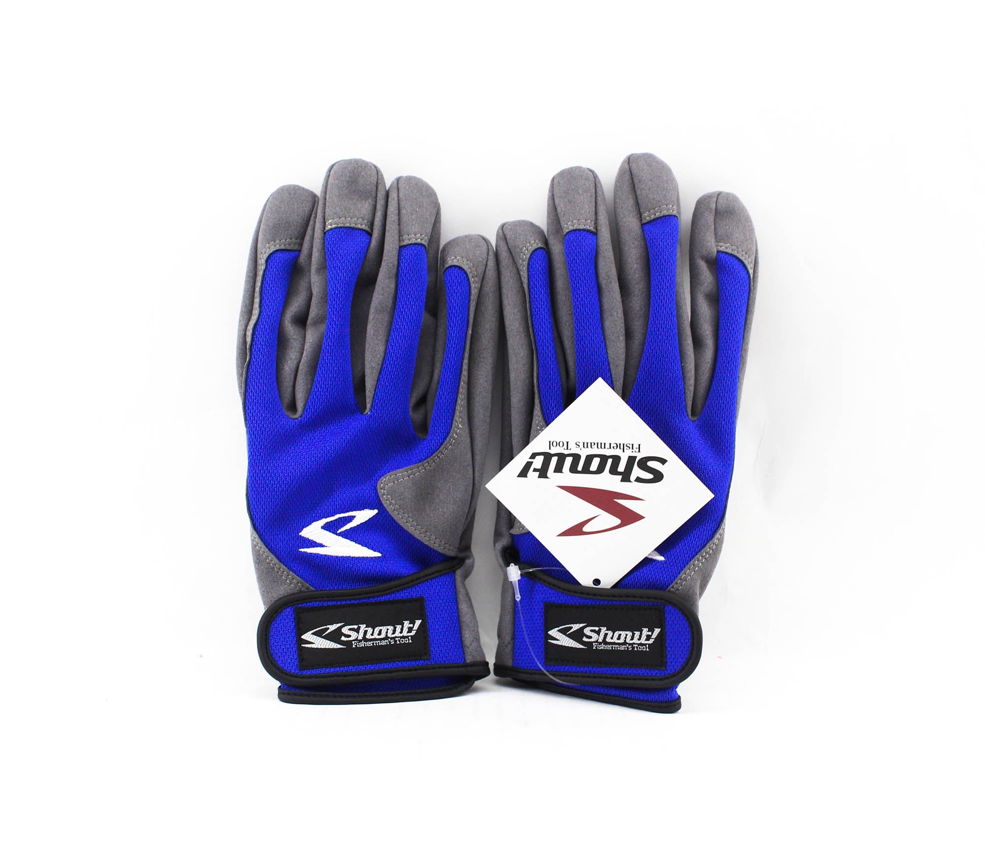 Shout 728-SG Short Mesh Glove Blue Size M (0745)
