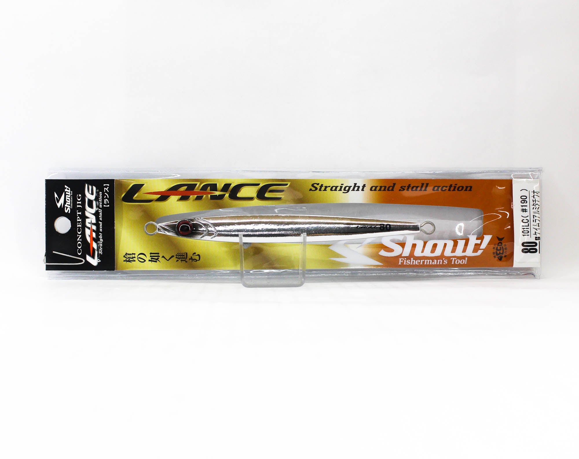 Shout 101-LC Metal Jig Lance Slow Fall Long 80 grams 190 (5115)