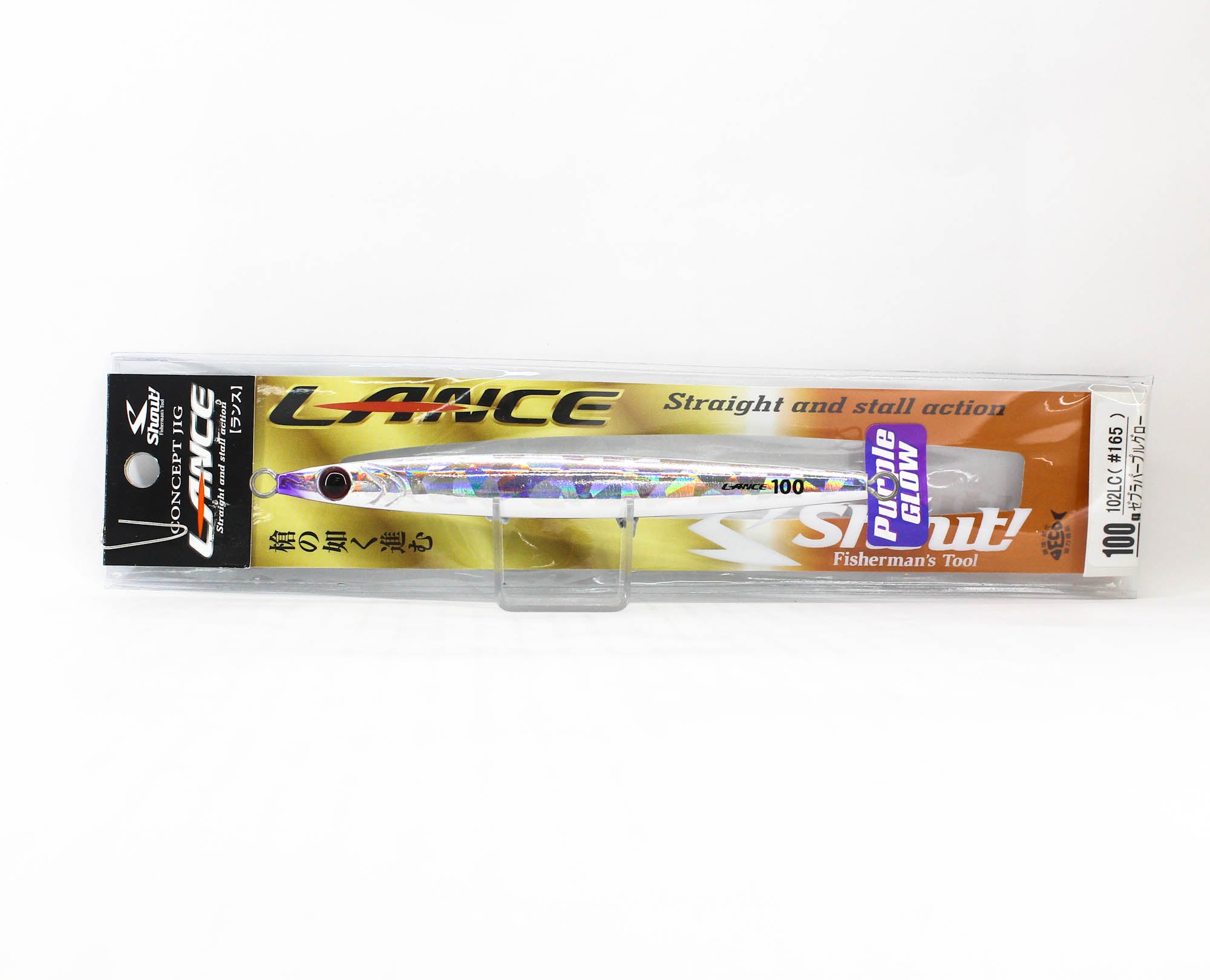 Shout 102-LC Metal Jig Lance Slow Fall Long 100 grams 165 (5153)
