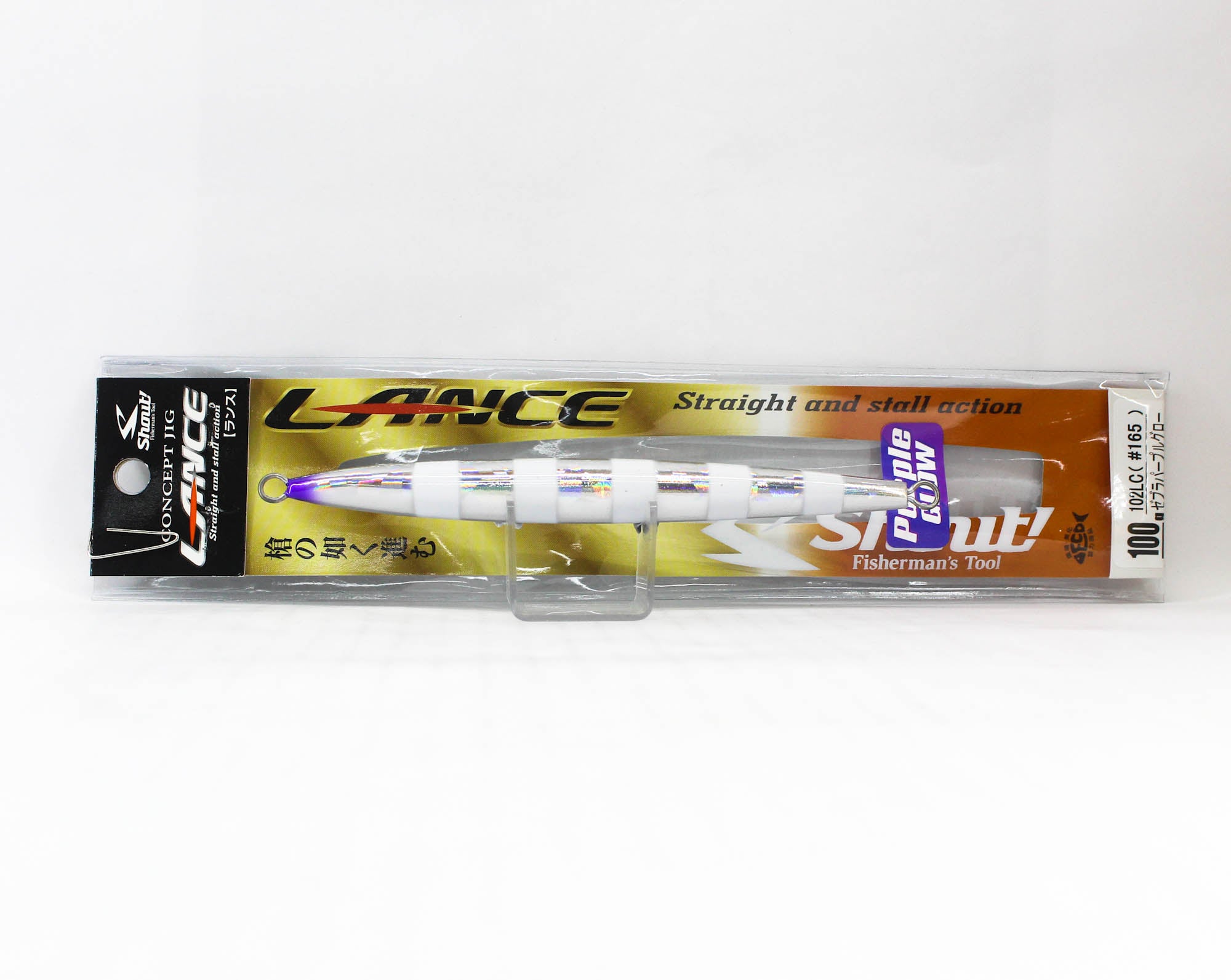 Shout 102-LC Metal Jig Lance Slow Fall Long 100 grams 165 (5153)