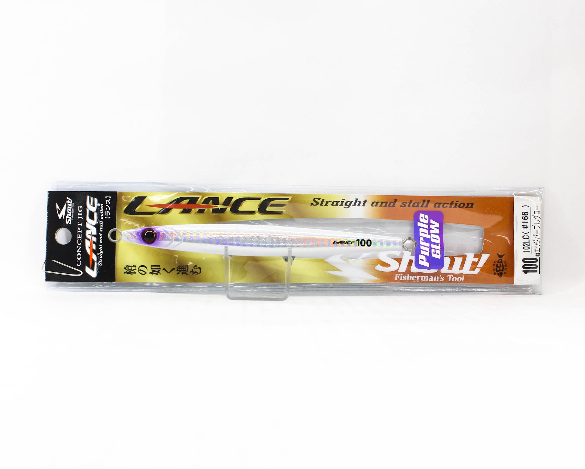 Shout 102-LC Metal Jig Lance Slow Fall Long 100 grams 166 (5160)
