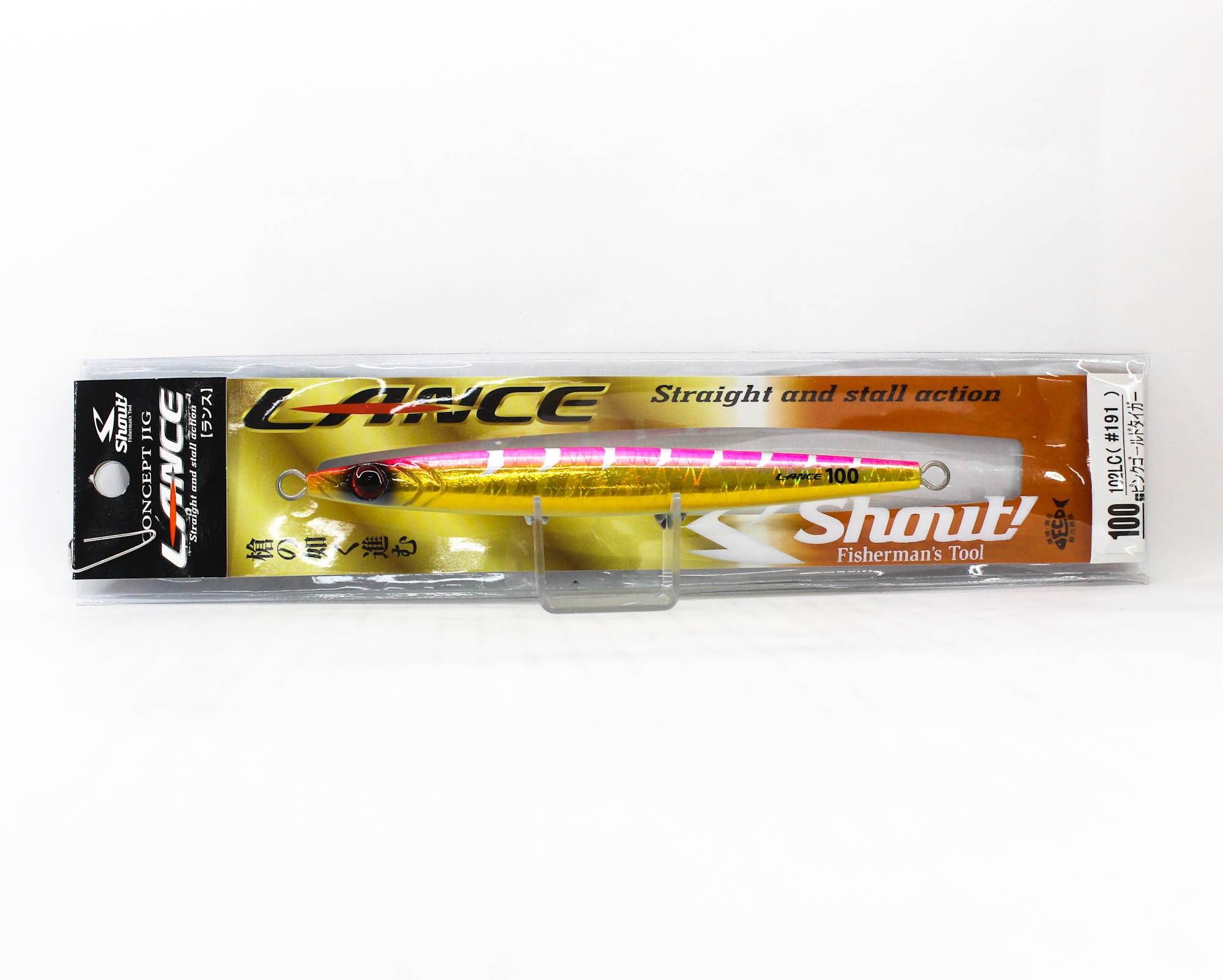 Shout 102-LC Metal Jig Lance Slow Fall Long 100 grams 191 (5207)