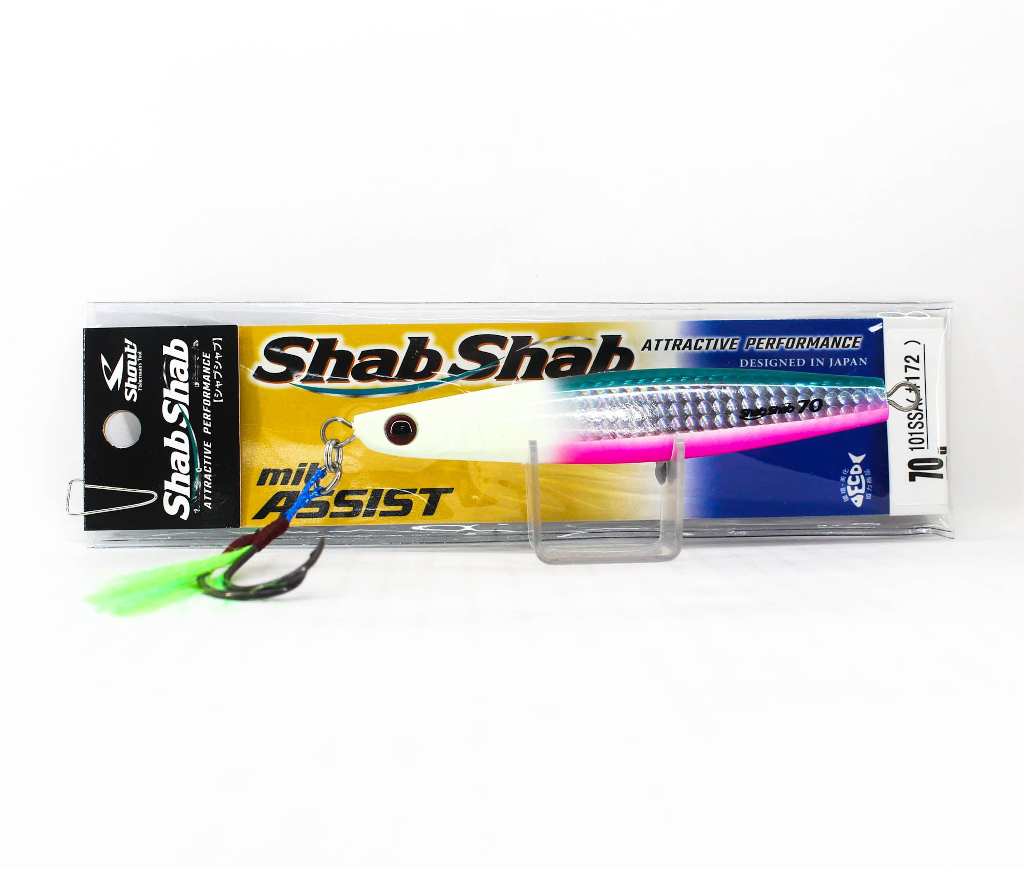 Shout 101-SSA Metal Jig Shab Shab Mit Assist 70 grams 172 (5979)