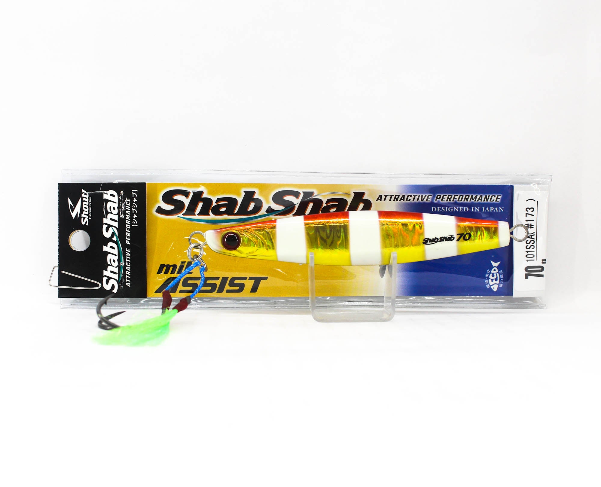 Shout 101-SSA Metal Jig Shab Shab Mit Assist 70 grams 173 (5986)