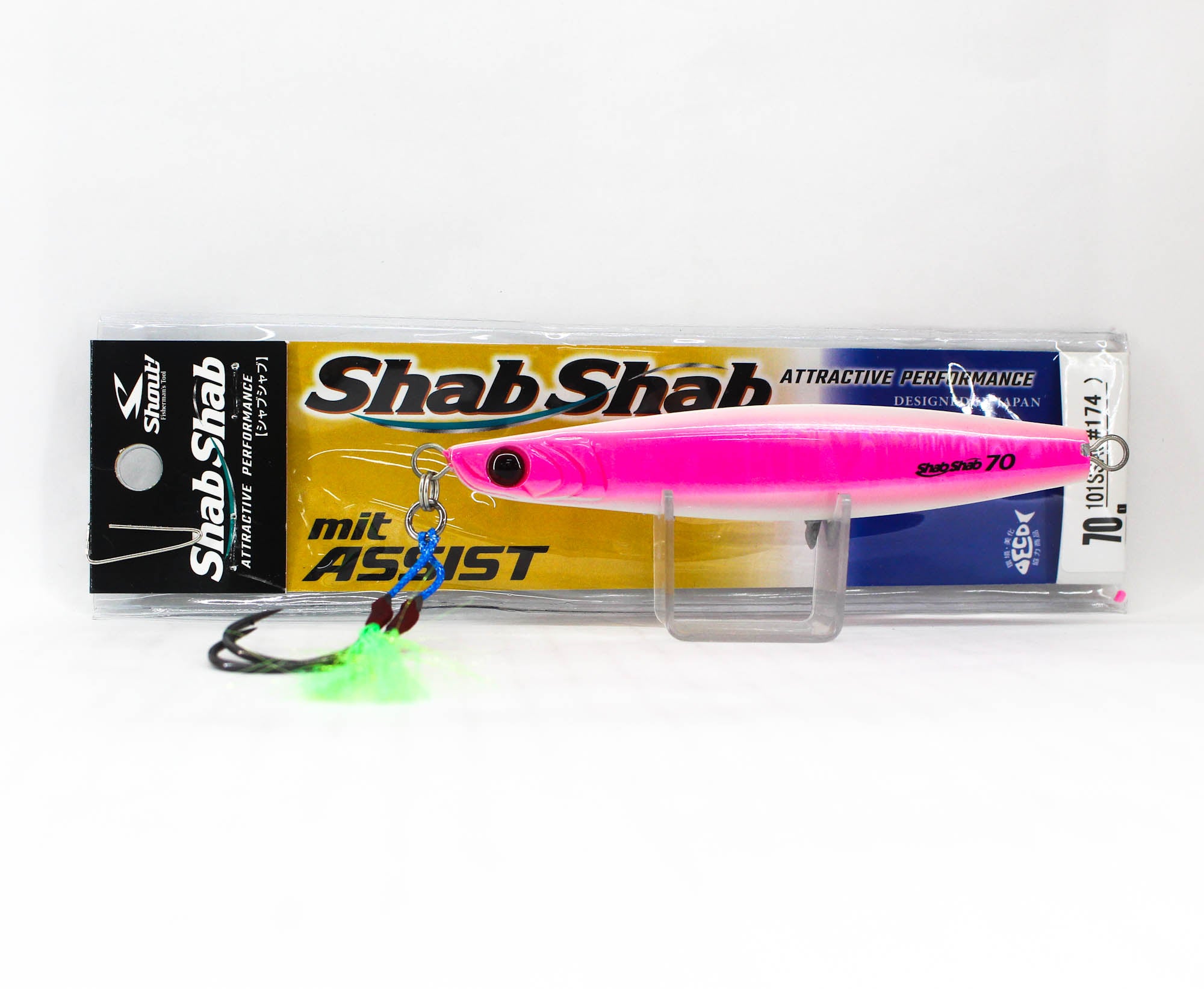 Shout 101-SSA Metal Jig Shab Shab Mit Assist 70 grams 174 (5993)