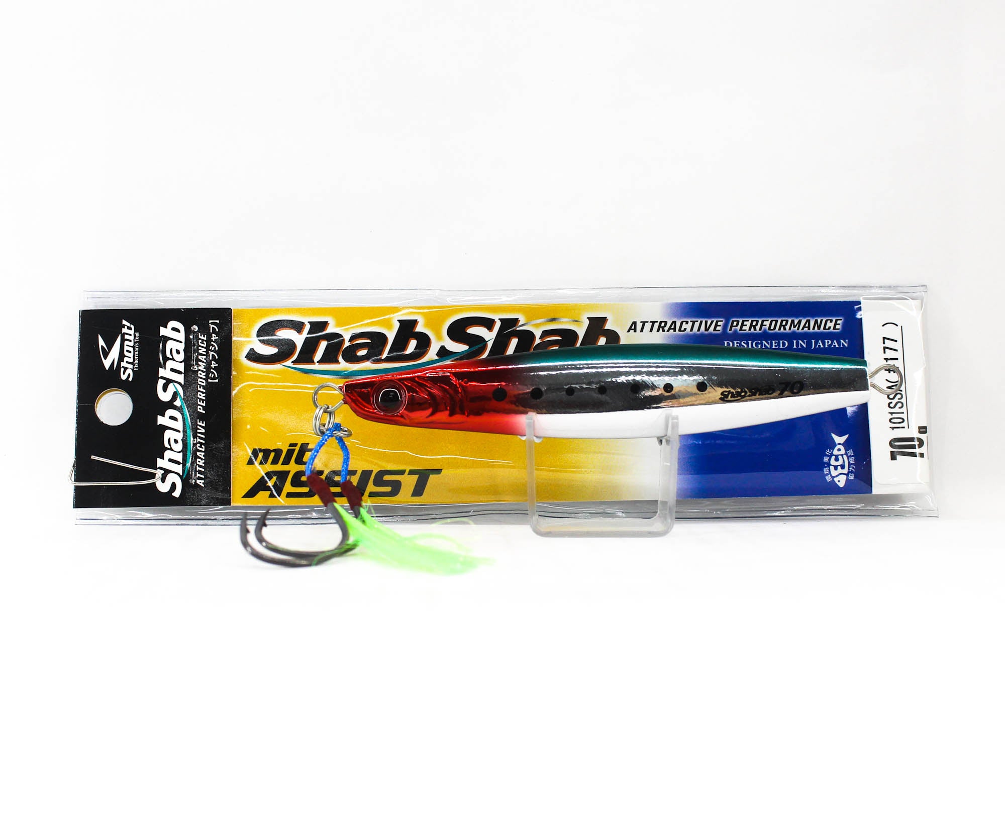 Shout 101-SSA Metal Jig Shab Shab Mit Assist 70 grams 177 (6020)