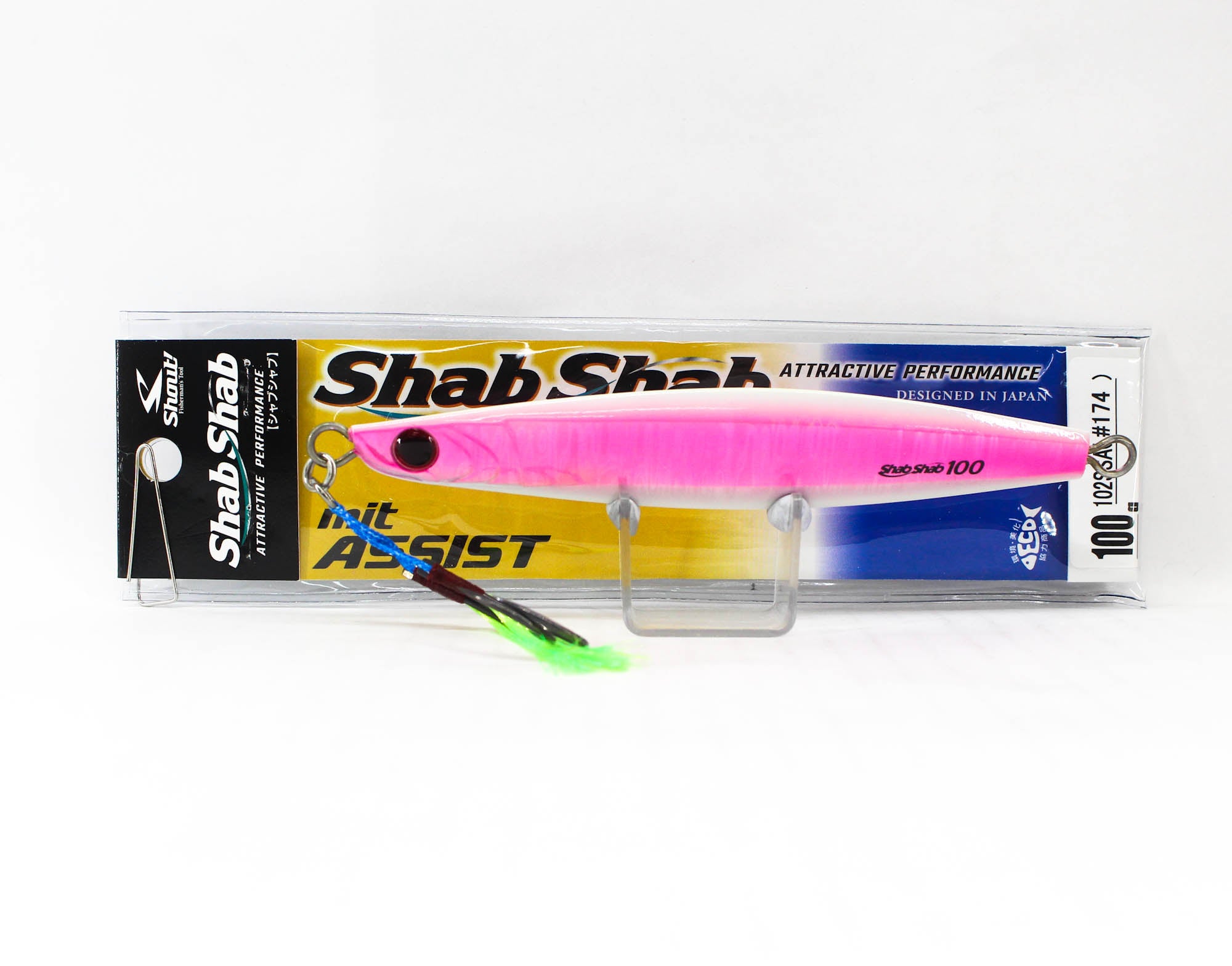 Shout 102-SSA Metal Jig Shab Shab Mit Assist 100 grams 174 (6082)