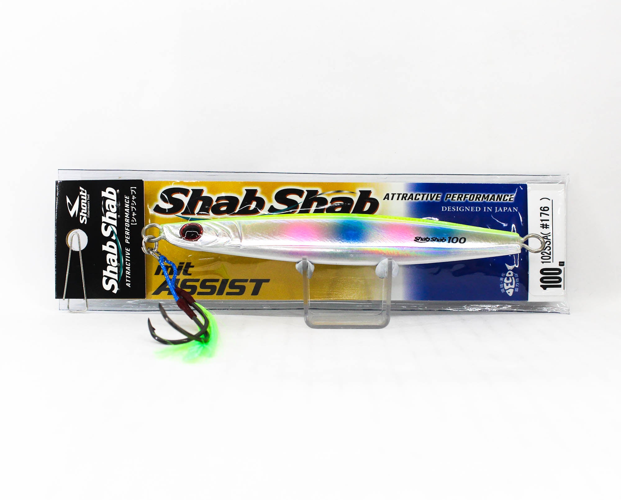 Shout 102-SSA Metal Jig Shab Shab Mit Assist 100 grams 176 (6105)