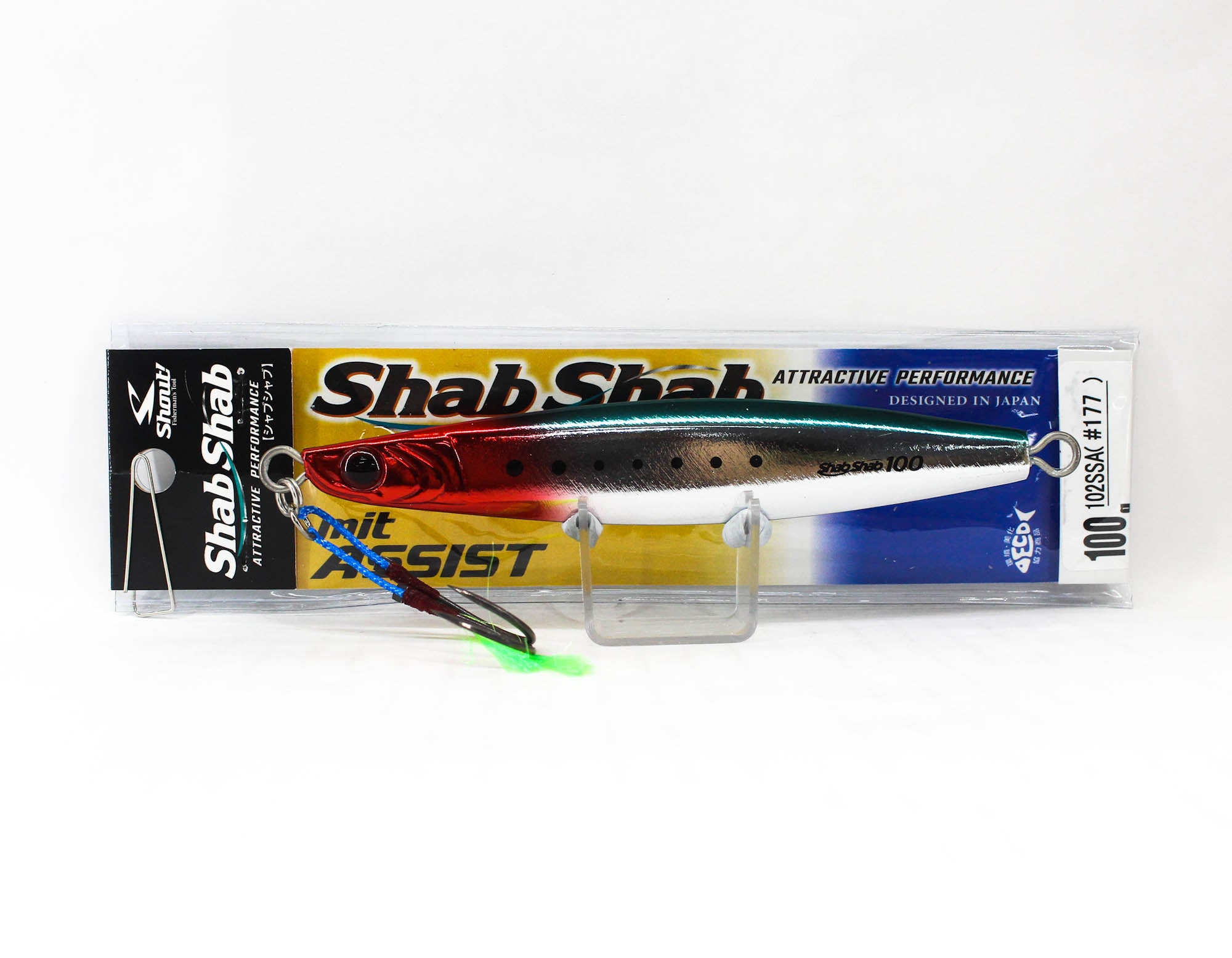 Shout 102-SSA Metal Jig Shab Shab Mit Assist 100 grams 177 (6112)