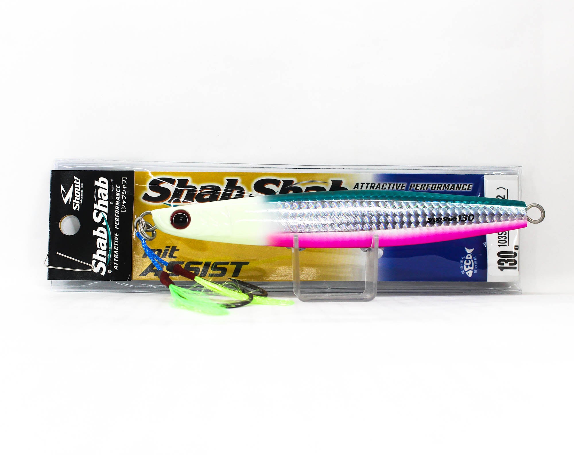 Shout 103-SSA Metal Jig Shab Shab Mit Assist 130 grams 172 (6129)