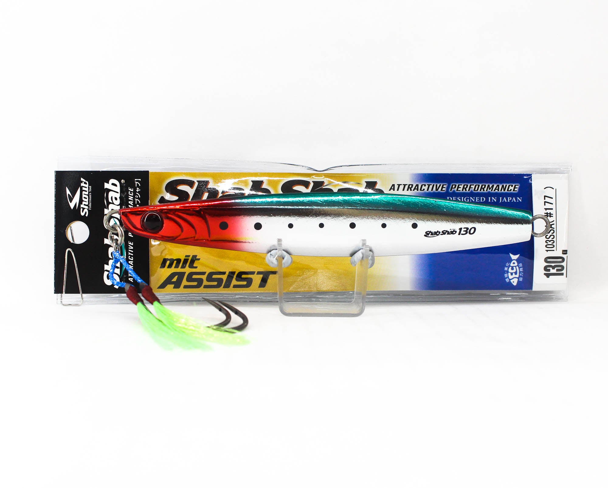Shout 103-SSA Metal Jig Shab Shab Mit Assist 130 grams 177 (6174)