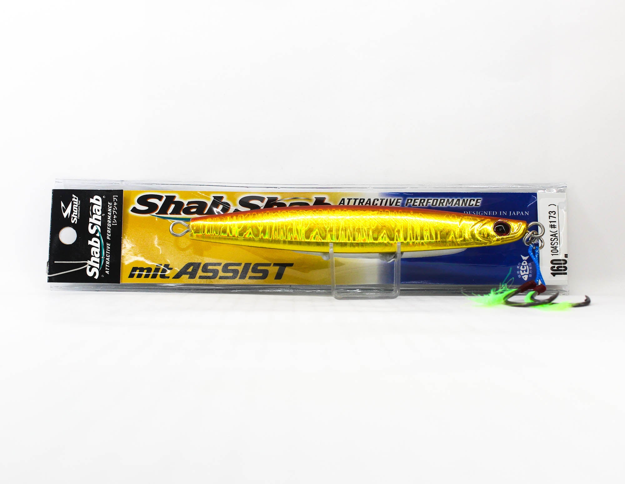 Shout 104-SSA Metal Jig Shab Shab Mit Assist 160 grams 173 (6198)