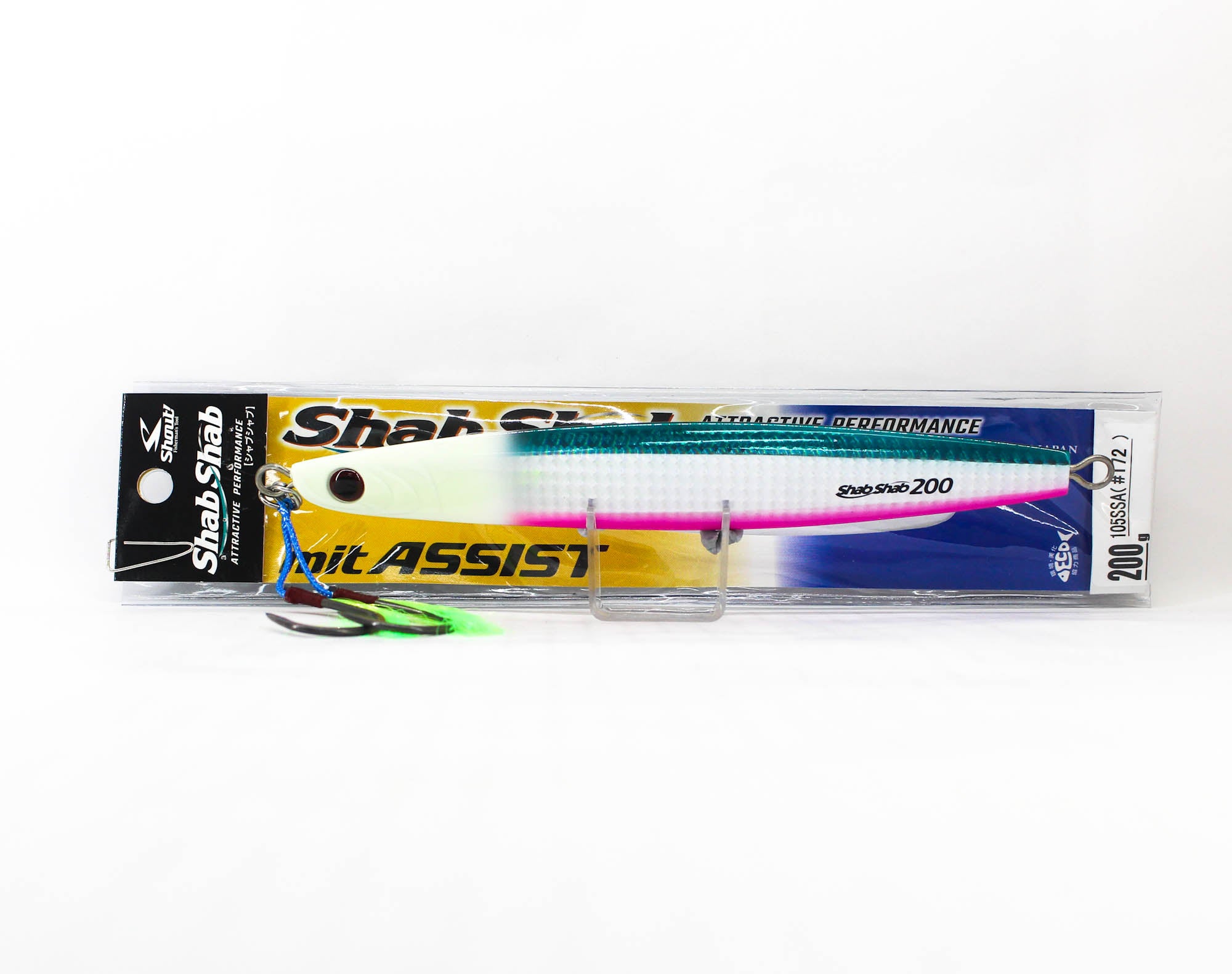 Shout 105-SSA Metal Jig Shab Shab Mit Assist 200 grams 172 (6242)