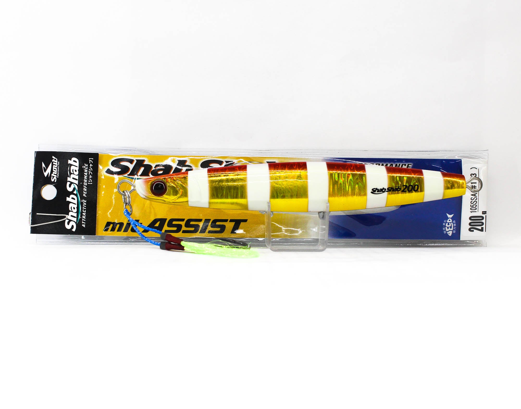 Shout 105-SSA Metal Jig Shab Shab Mit Assist 200 grams 173 (6259)
