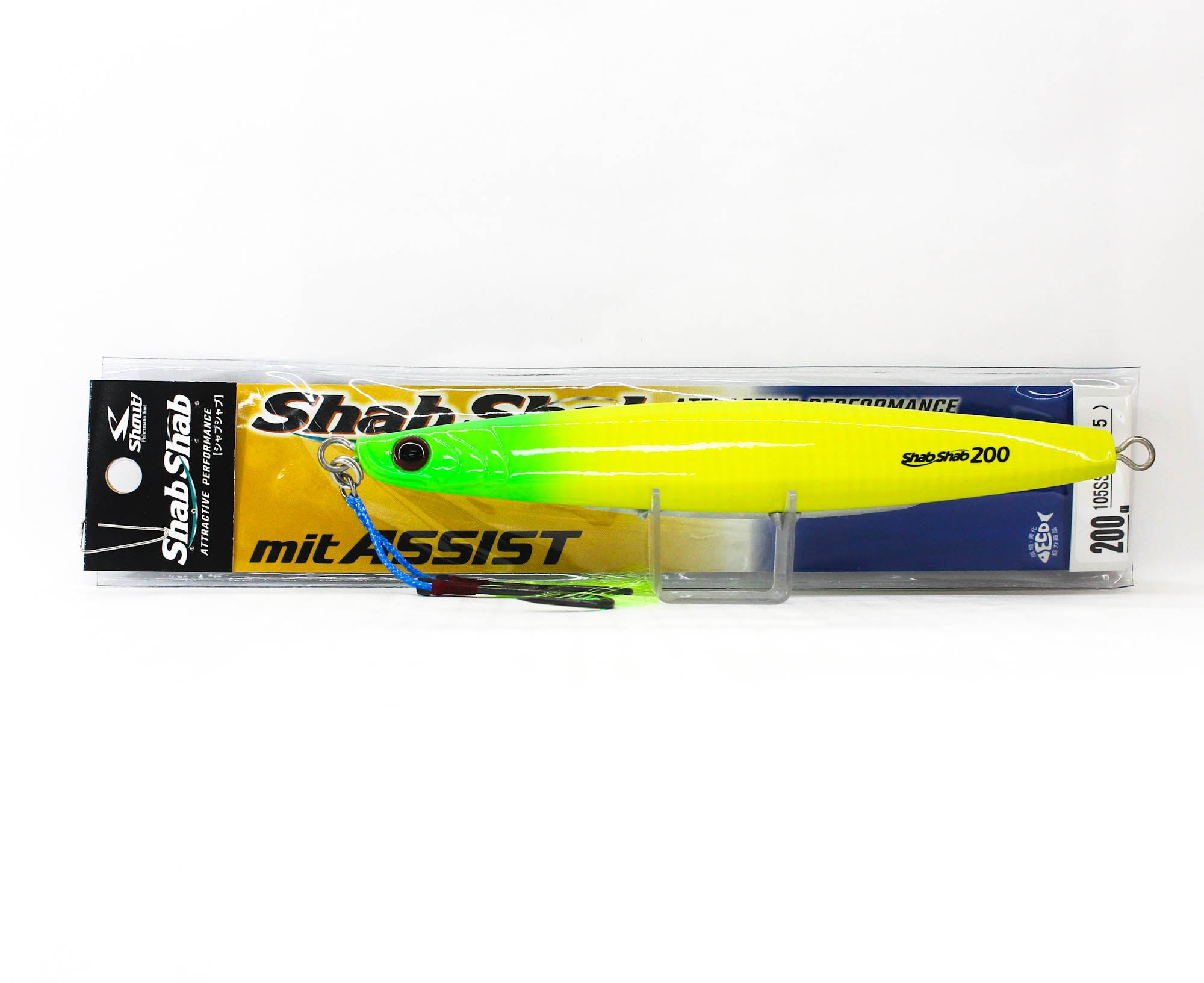 Shout 105-SSA Metal Jig Shab Shab Mit Assist 200 grams 175 (6273)