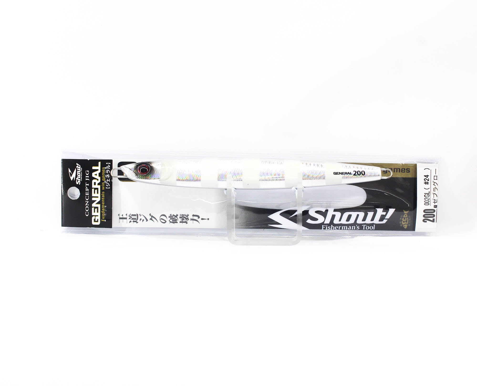 Shout 002GL Metal Jig General 200 grams #24 (8420)