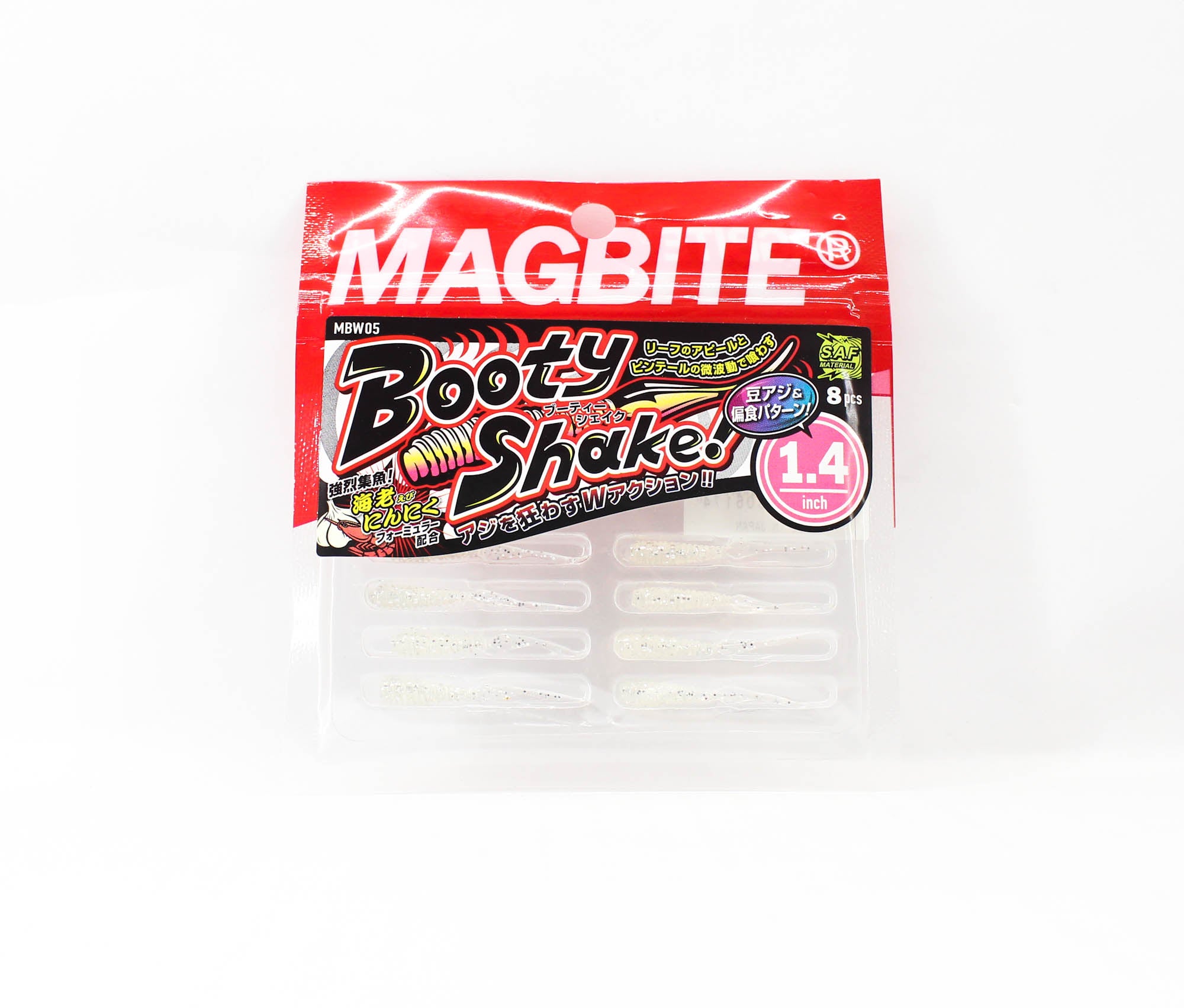 Harimitsu Magbite MBW05 Soft Lure Booty Shake 1.4 Inch 01 (5174)