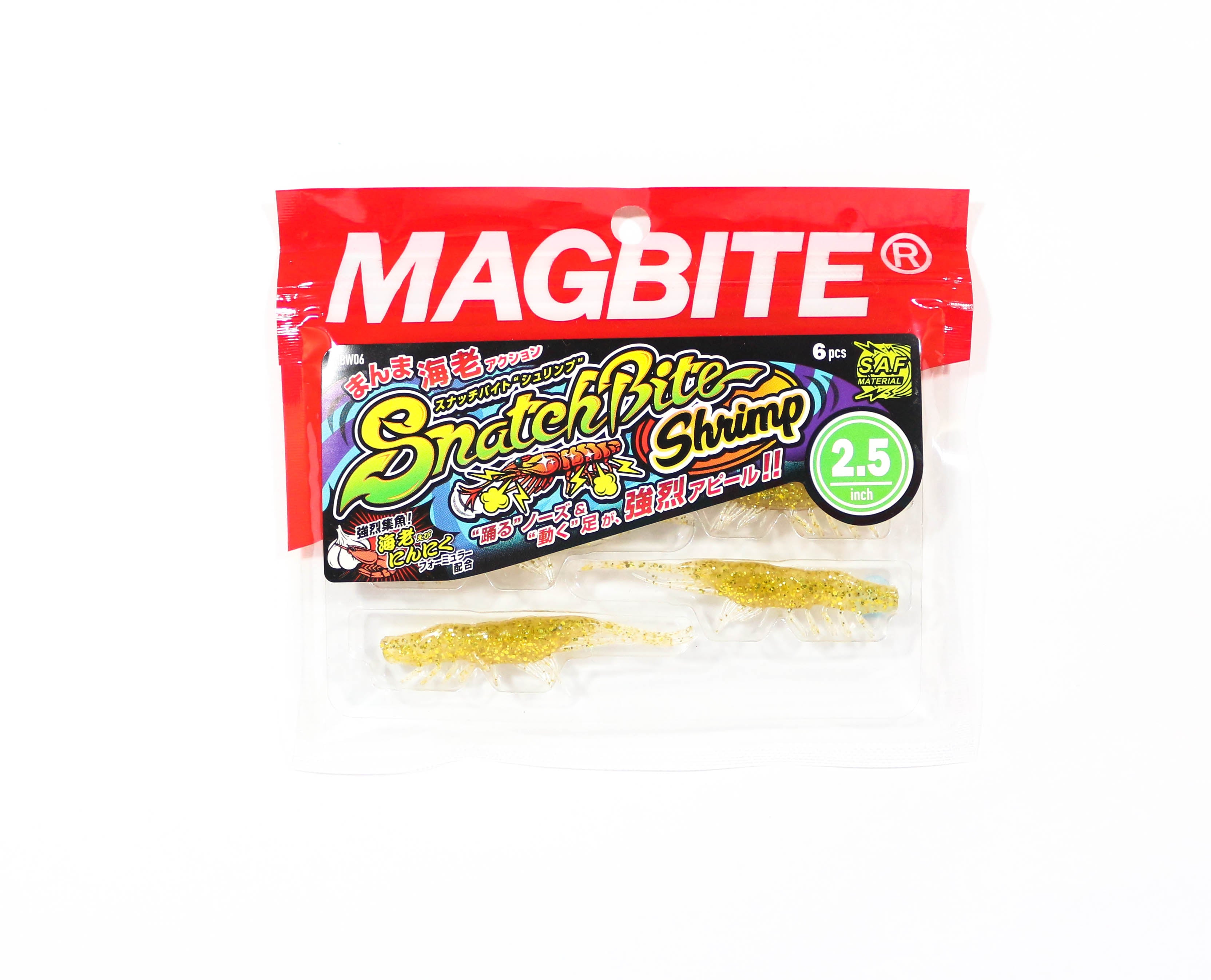 Harimitsu Magbite MBW06 Snatch Shrimp 2.5 Inch 6 per pack 02 (6508)