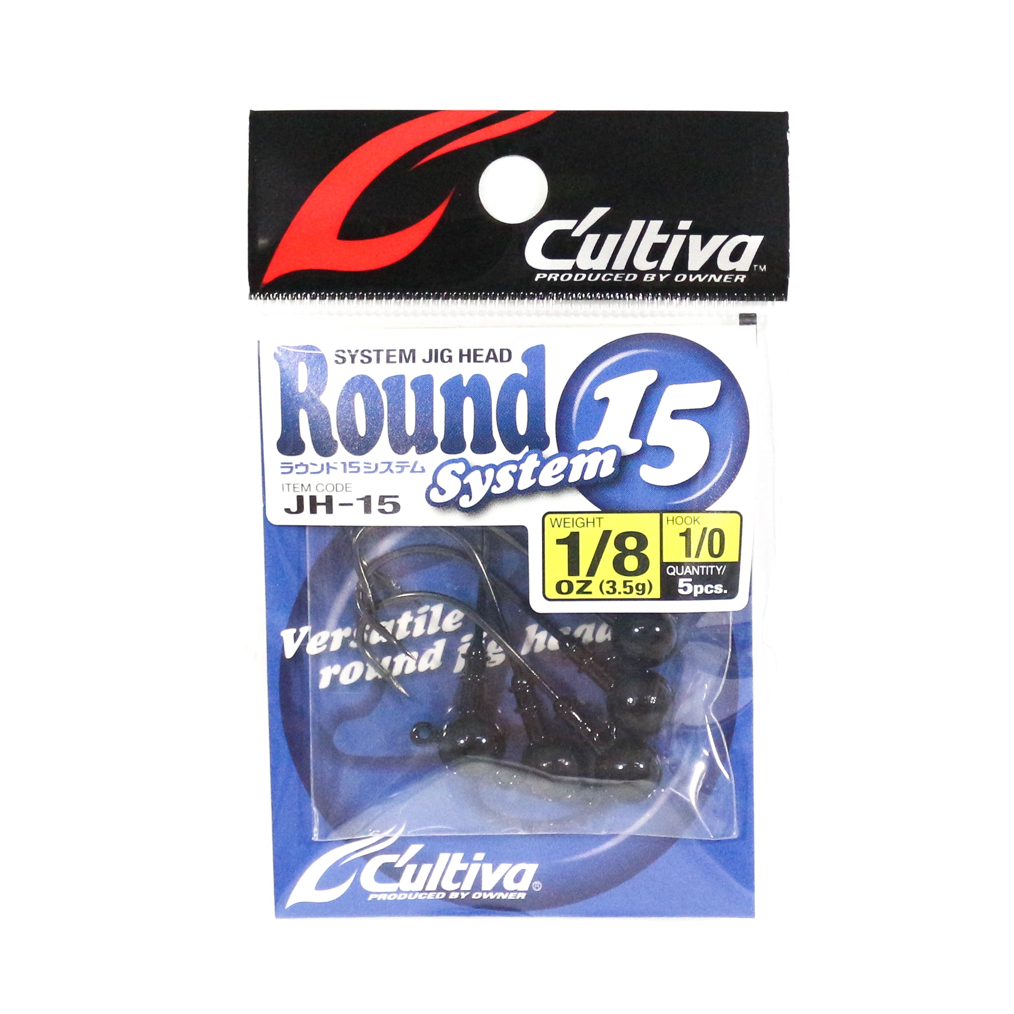 Owner JH-15 Jig Head Round System 1/8 oz Size 1/0 (3342)