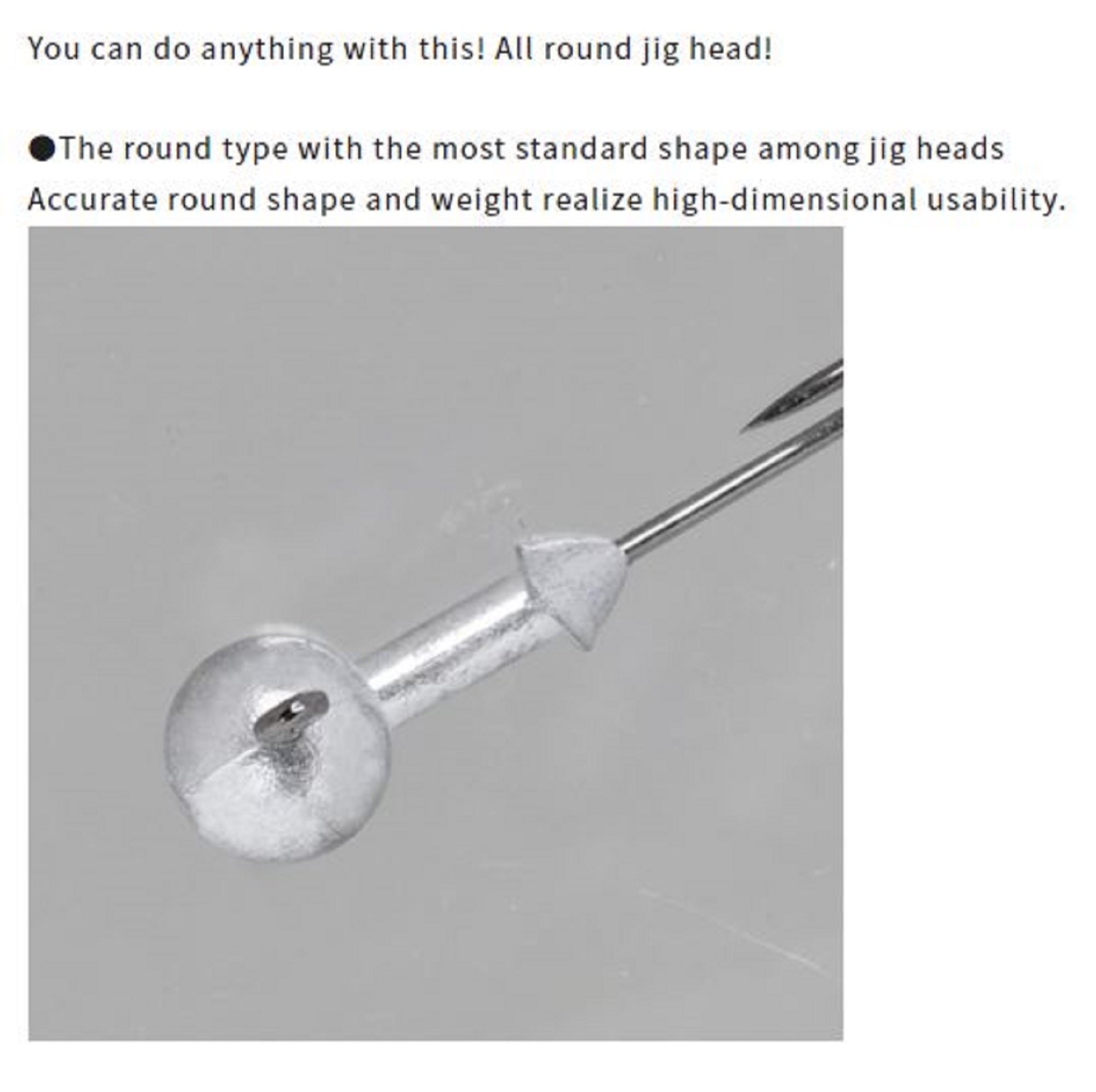 Owner JH-11 Jig Head Round Bend 1/8 oz Size 1 (1514)
