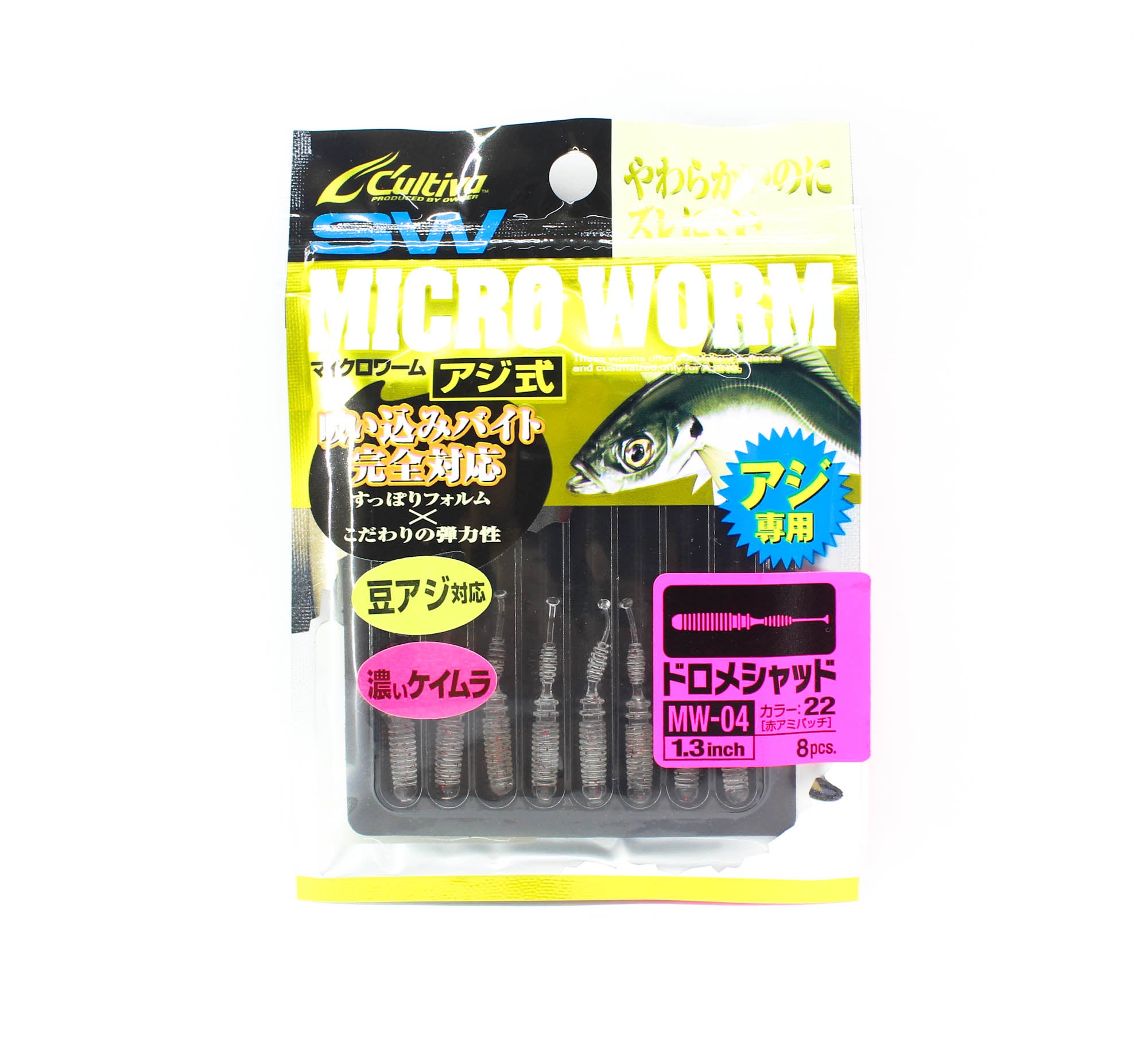 Owner Soft Lure MW-04 Dorome Shad 8 Pieces 1.3 Inches 22 (1952)